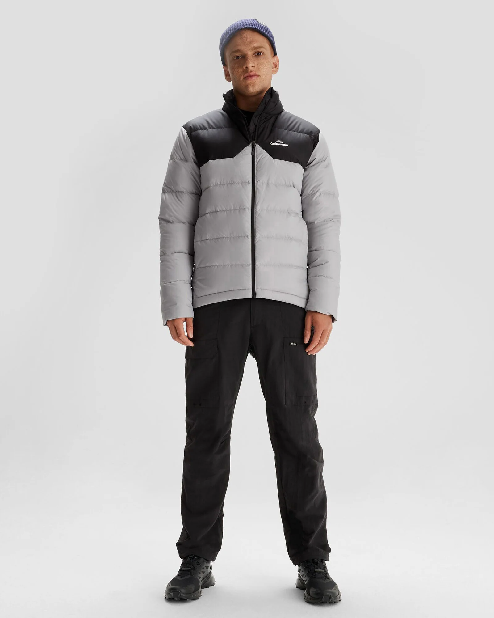 Men's Epiq Down Jacket - Steel Grey/Black - Image 2