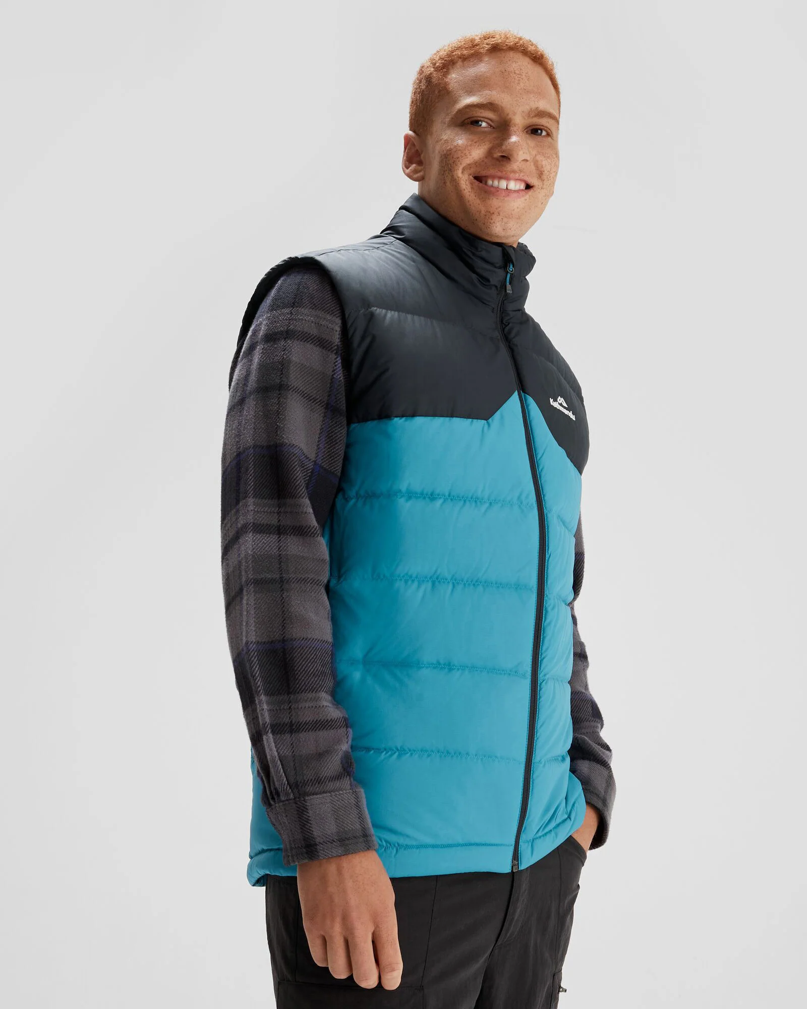 Men's Epiq Down Vest - Eddy/Meteor - Image 3
