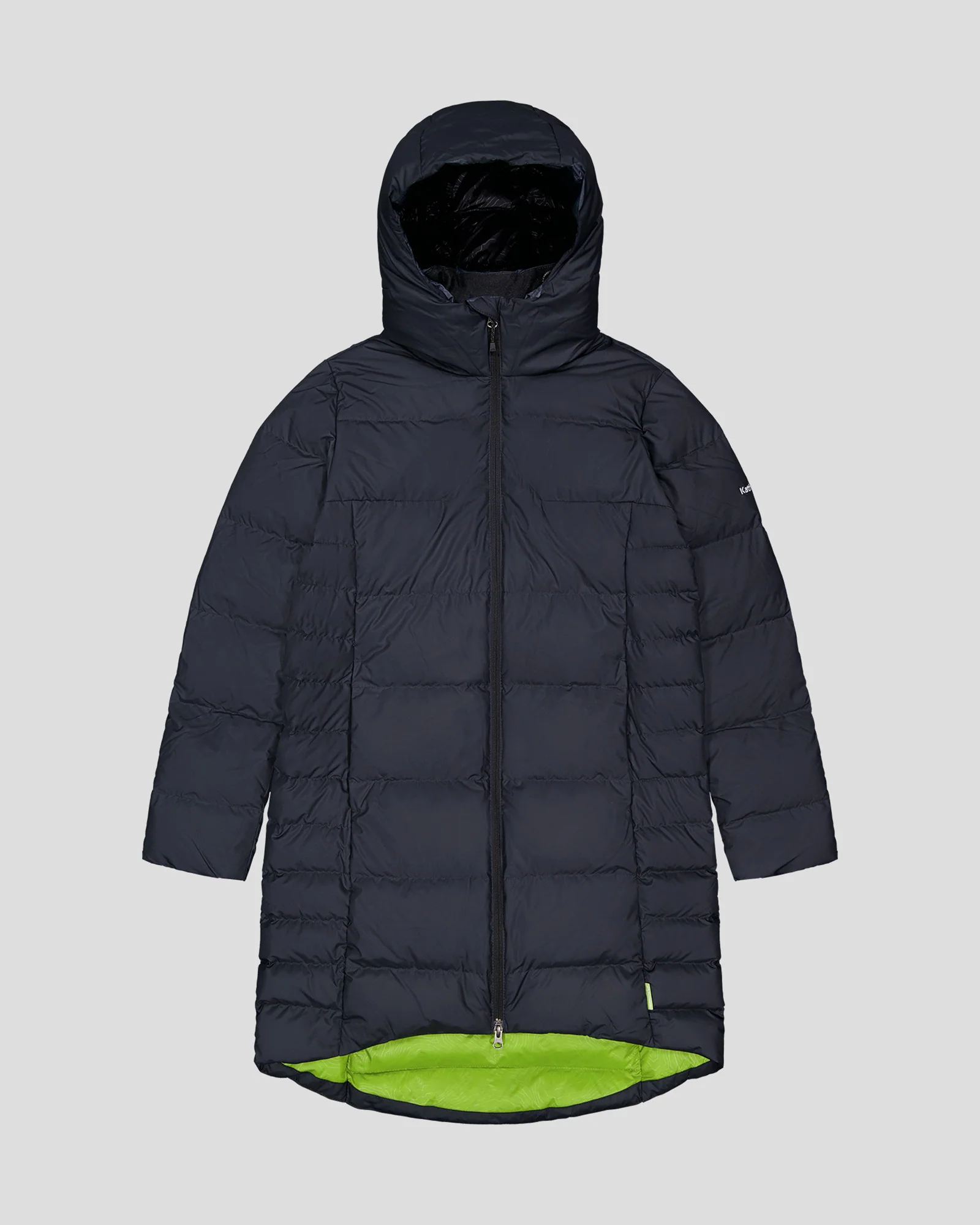 Women's Epiq Down Parka Jacket- Black - Image 6