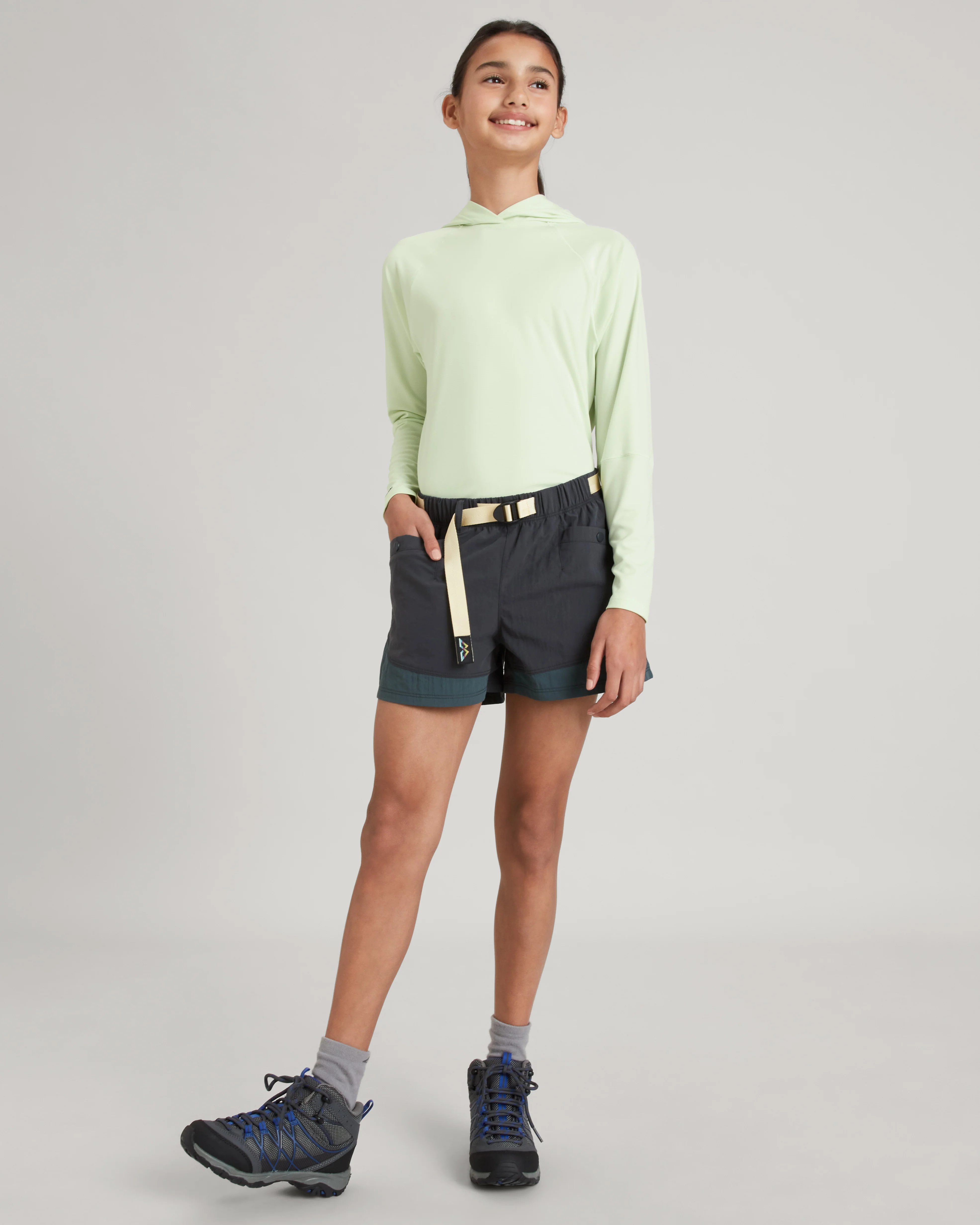 EVRY-Day Girl's Cargo Shorts - Night/Light Night - Image 2
