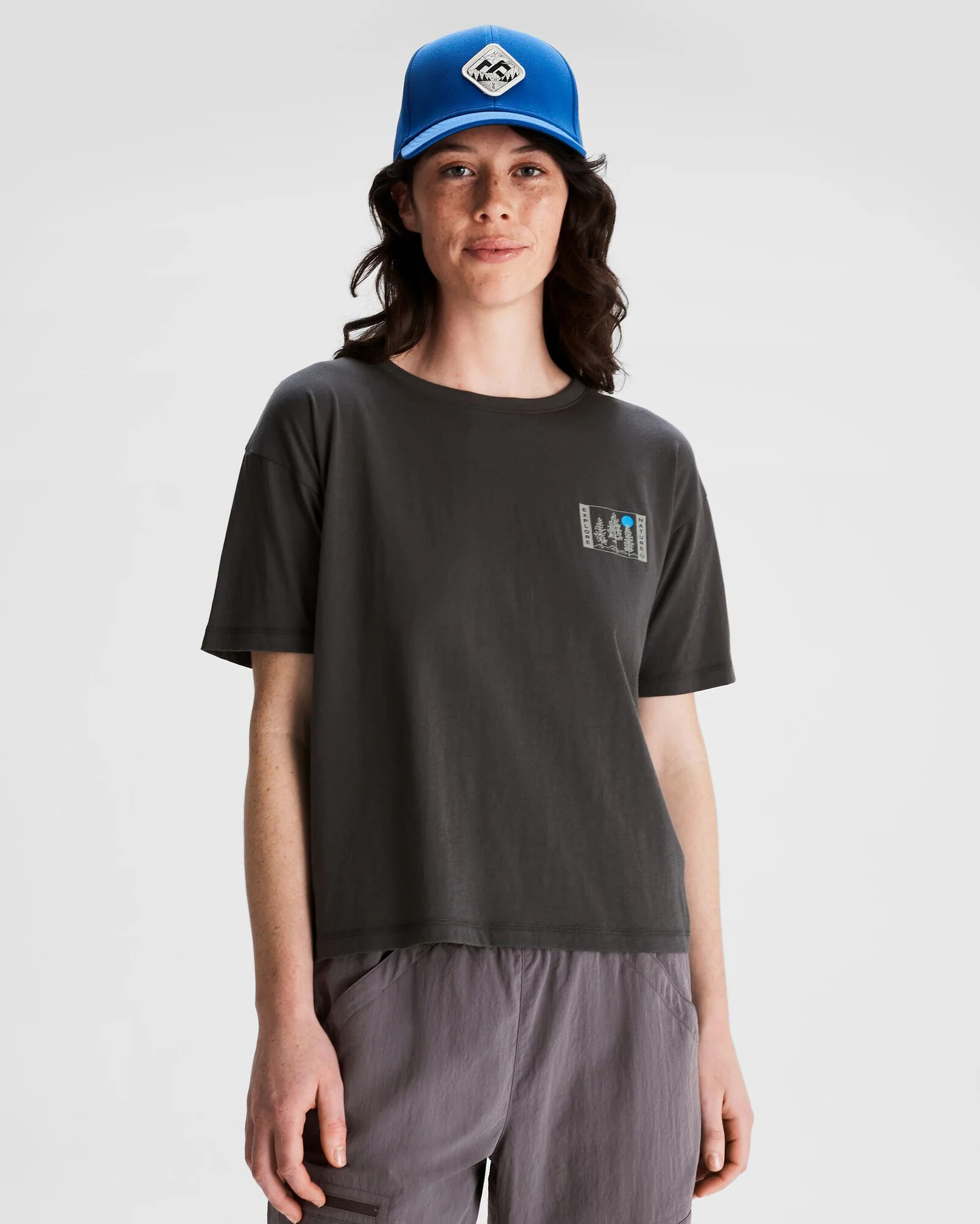Women's Explore Nature Organic Cotton T-shirt - Shale