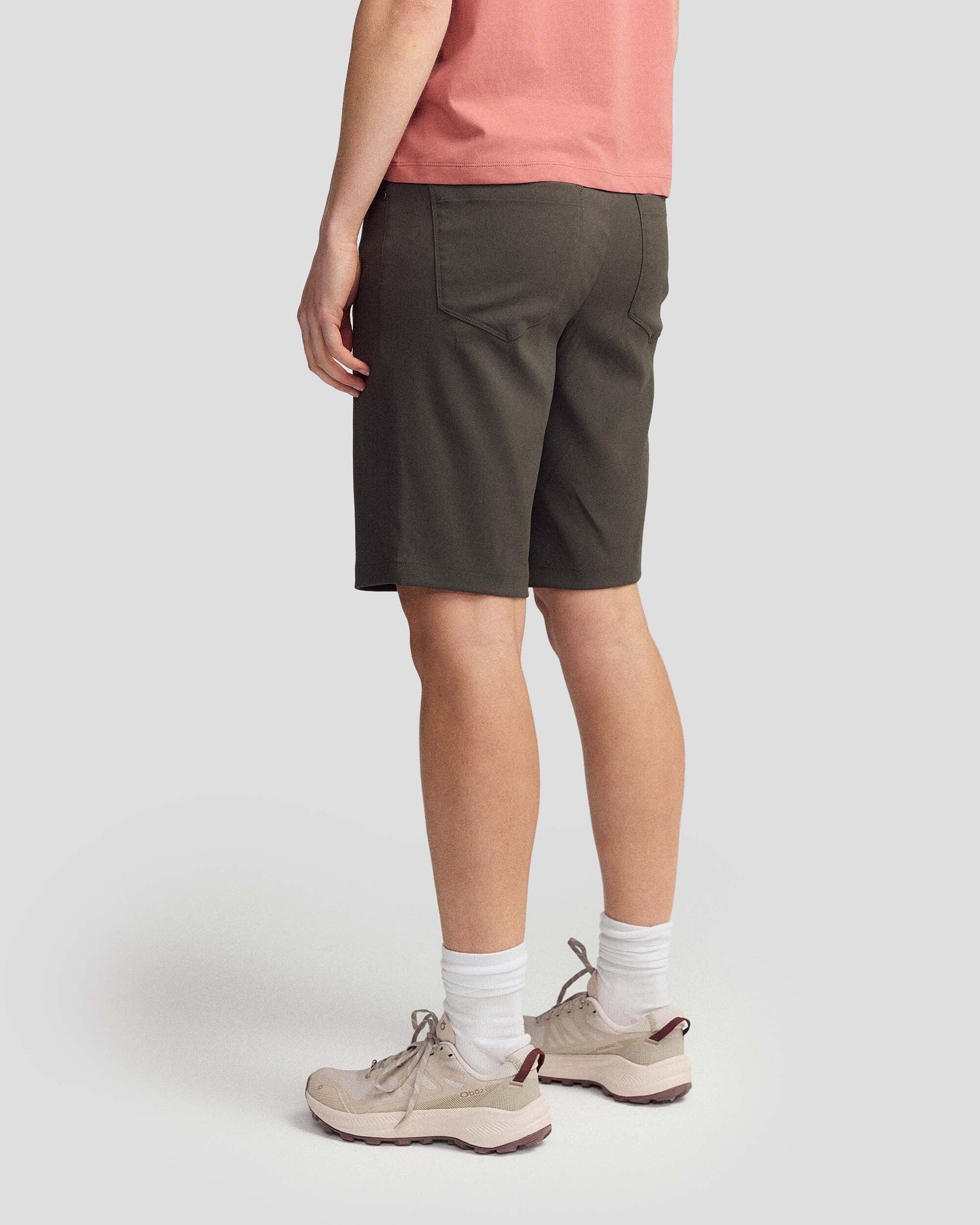 Women's Flight Shorts - Dark Moss - Image 3
