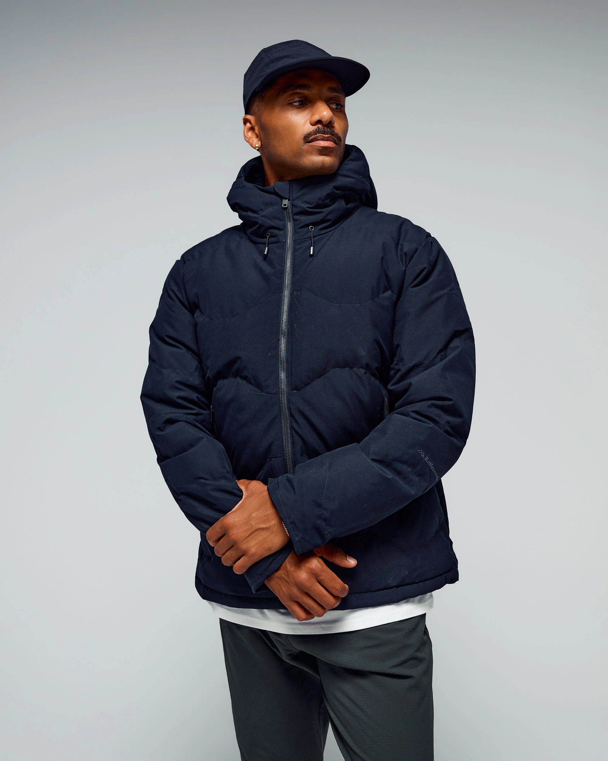 Men's Frisco X Hooded Down Jacket - Black