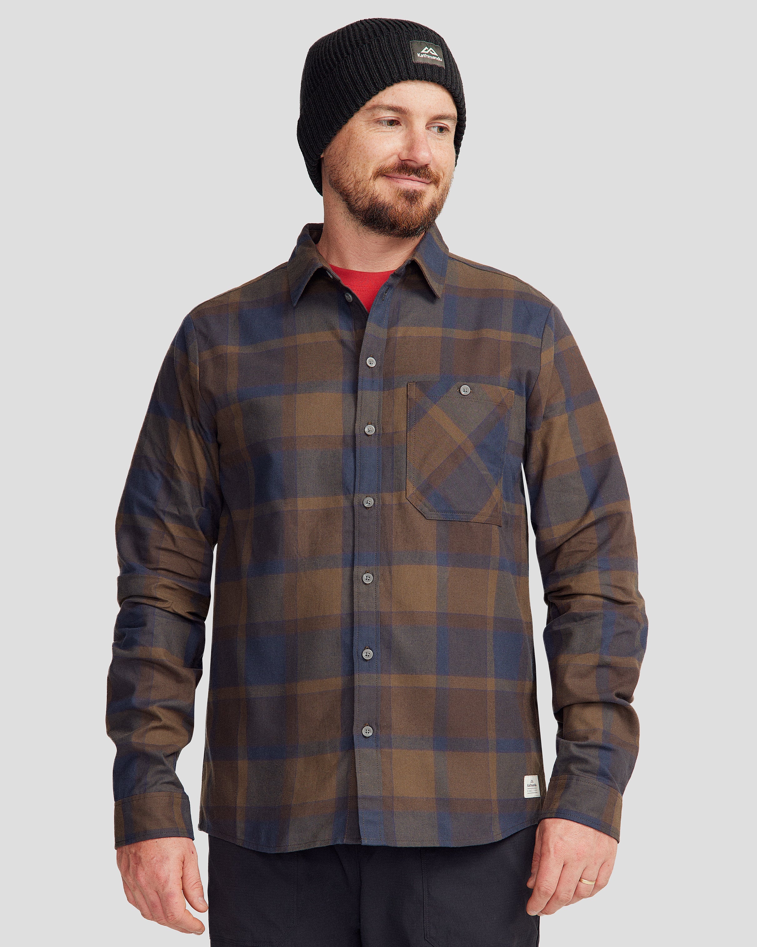 Men's Fyfe L/S Shirt - Trail Plaid