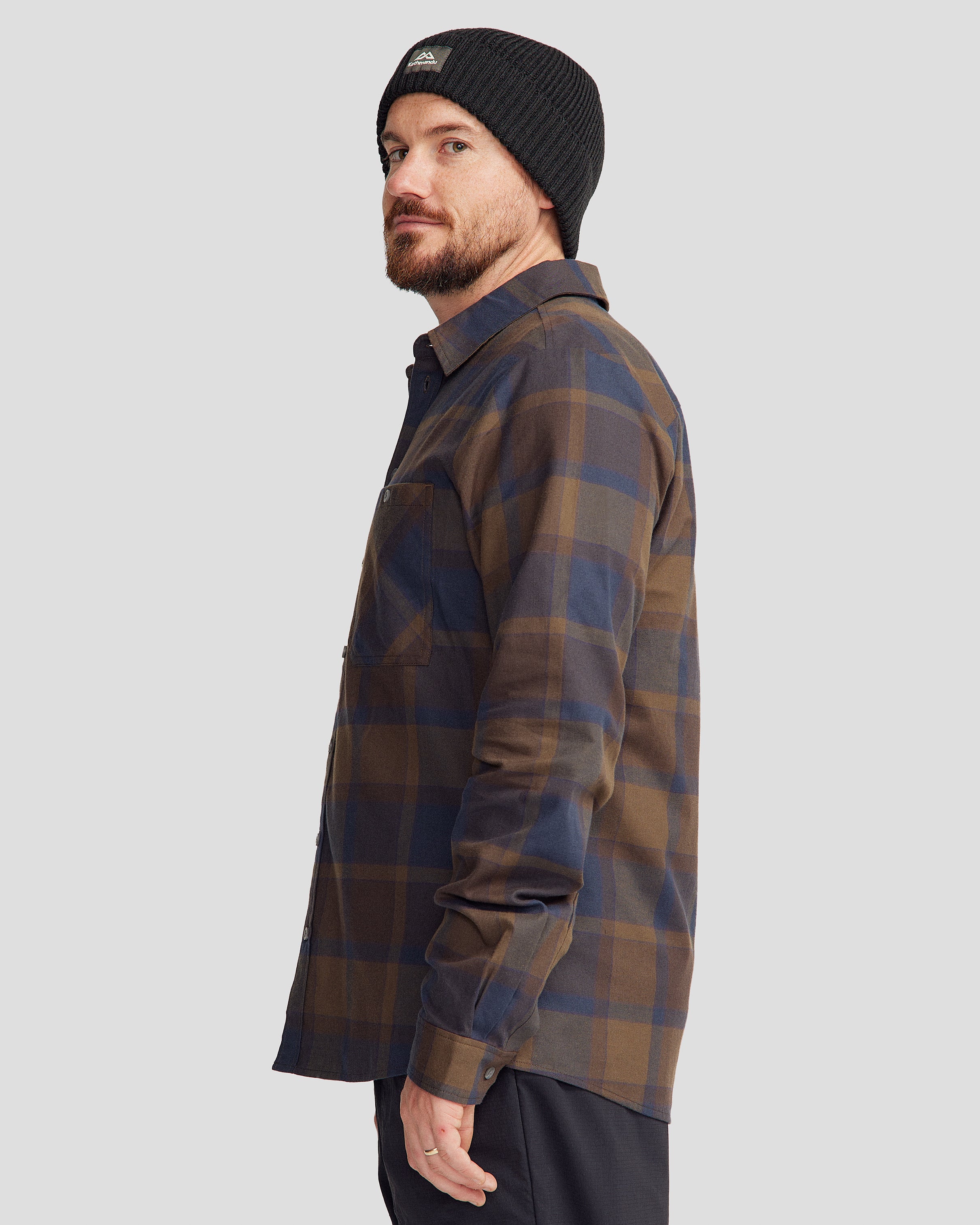 Men's Fyfe L/S Shirt - Trail Plaid - Image 3