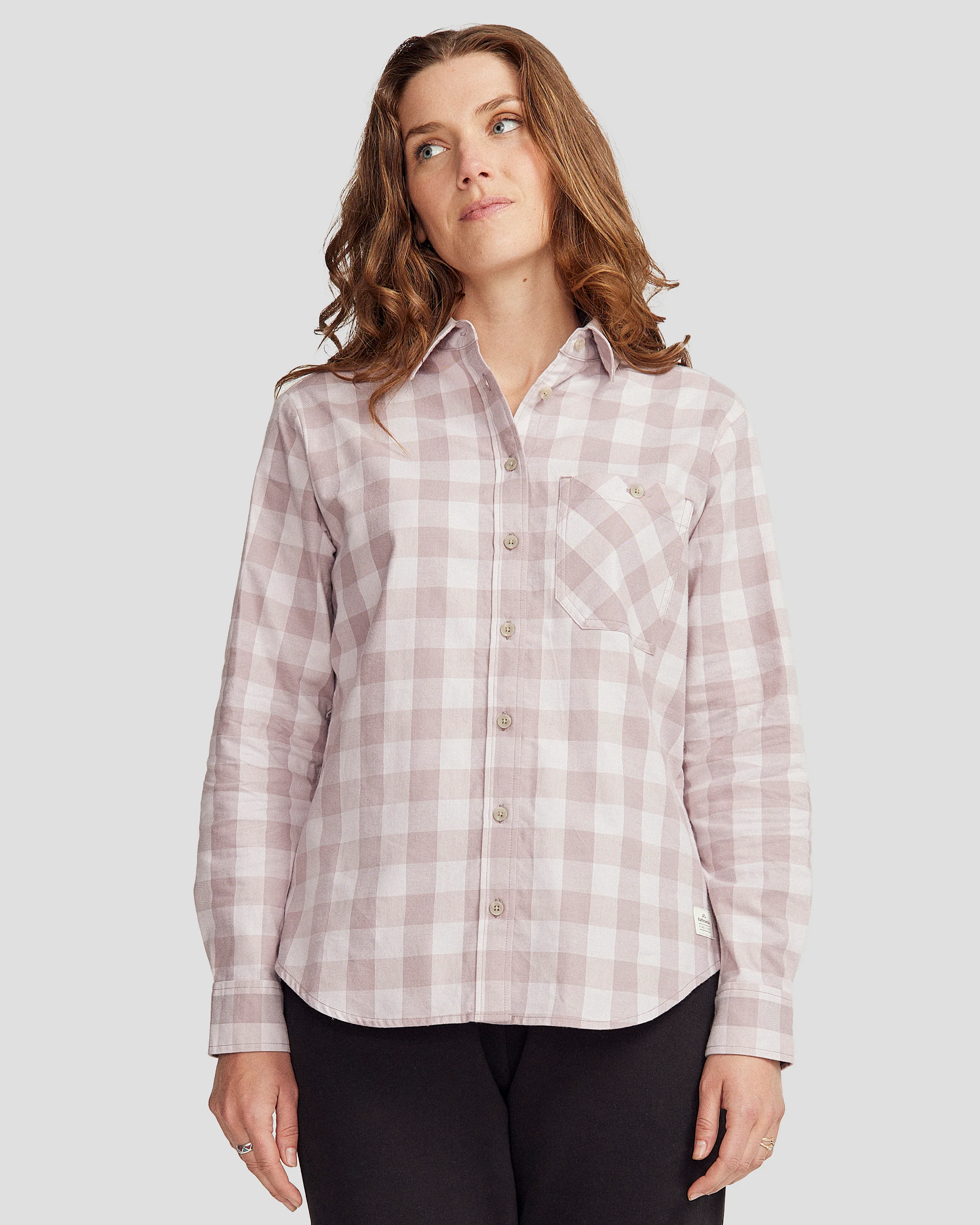 Women's Fyfe L/S Shirt - Thistle Gingham - Image 5