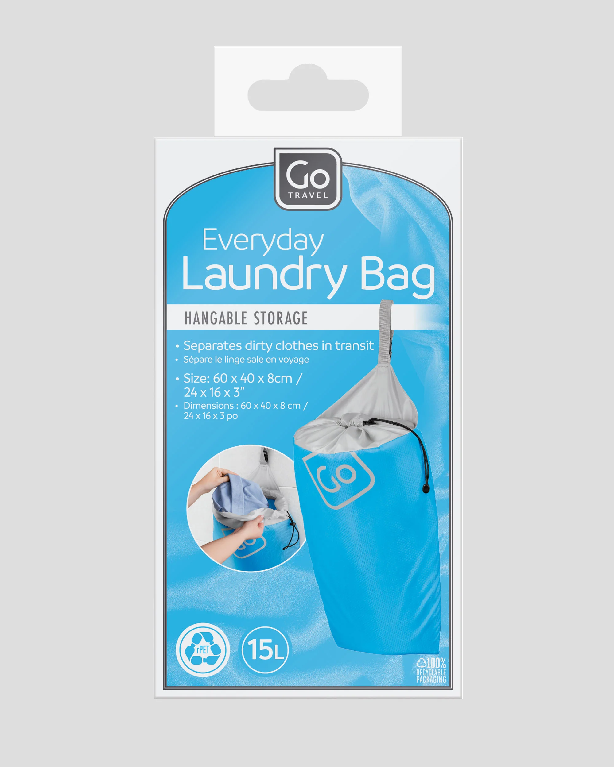 Go Travel Laundry Bag - Blue