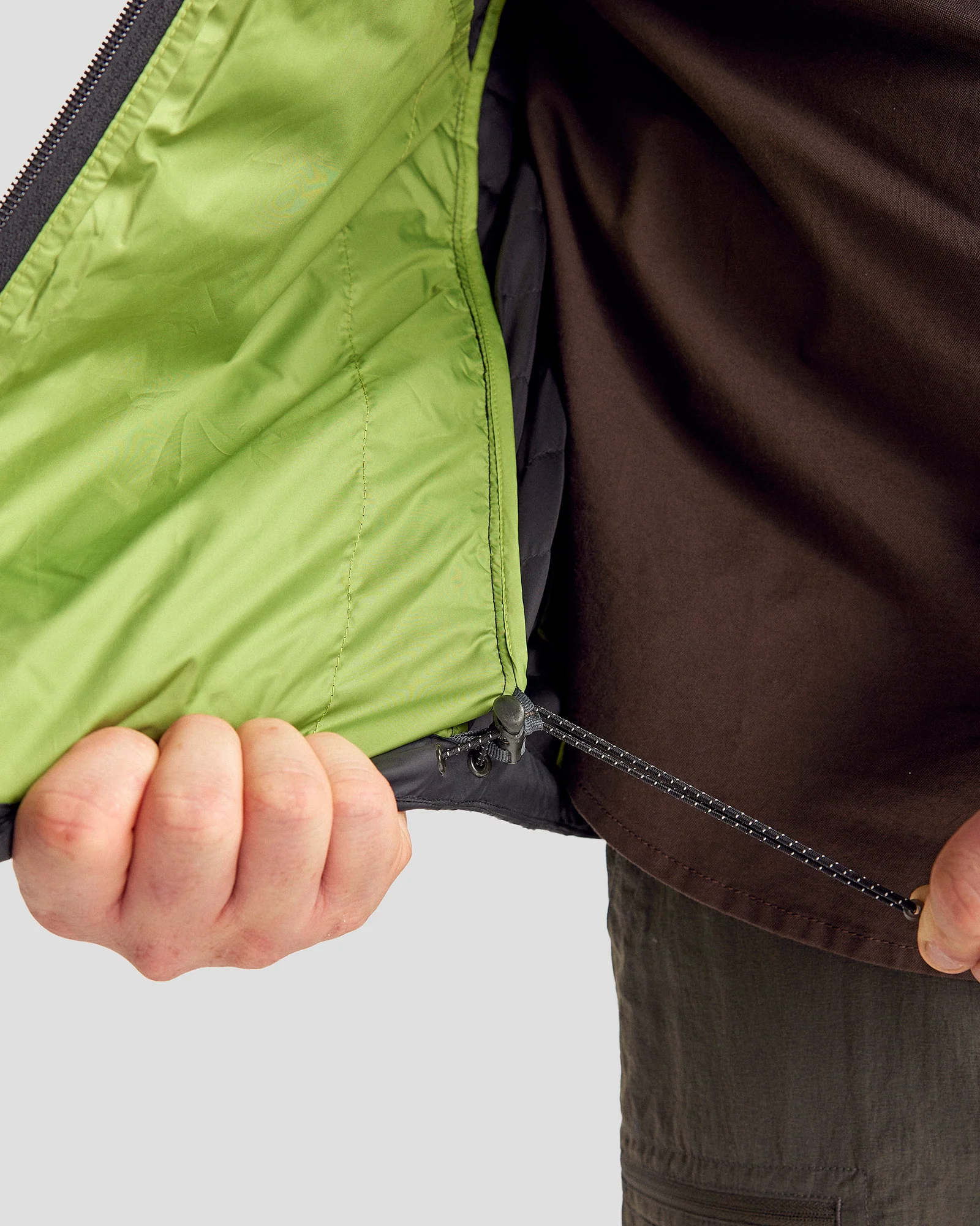Men's Heli Hooded Down Jacket - Black - Image 5