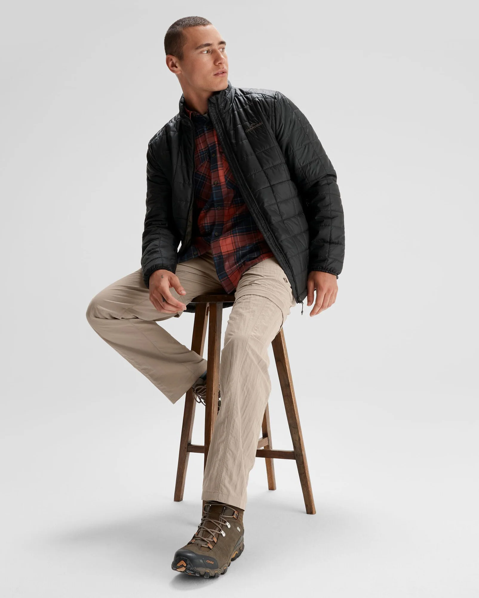Men's Heli R Insulated Jacket - Black Stingray - Image 6