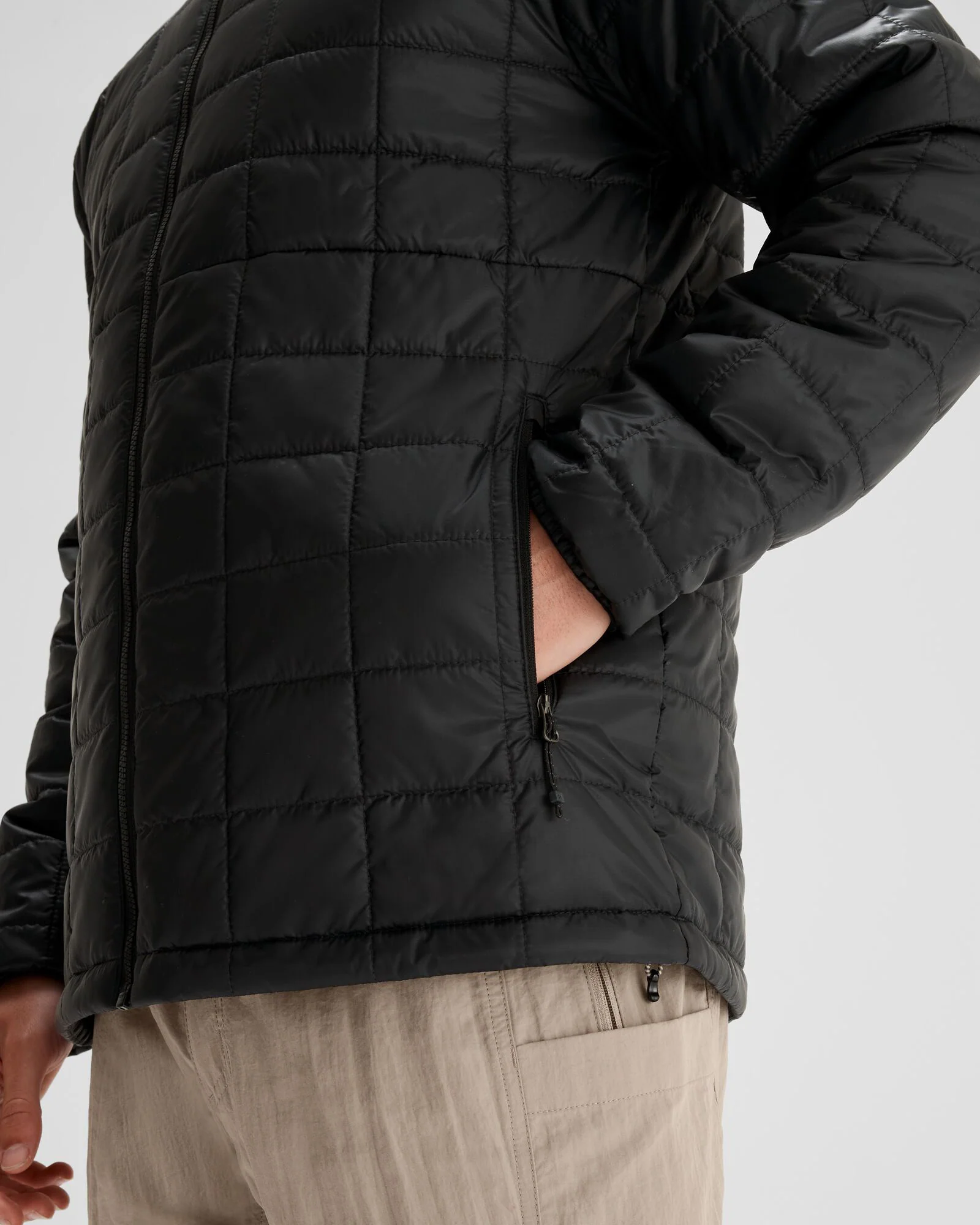 Men's Heli R Insulated Jacket - Black Stingray - Image 7