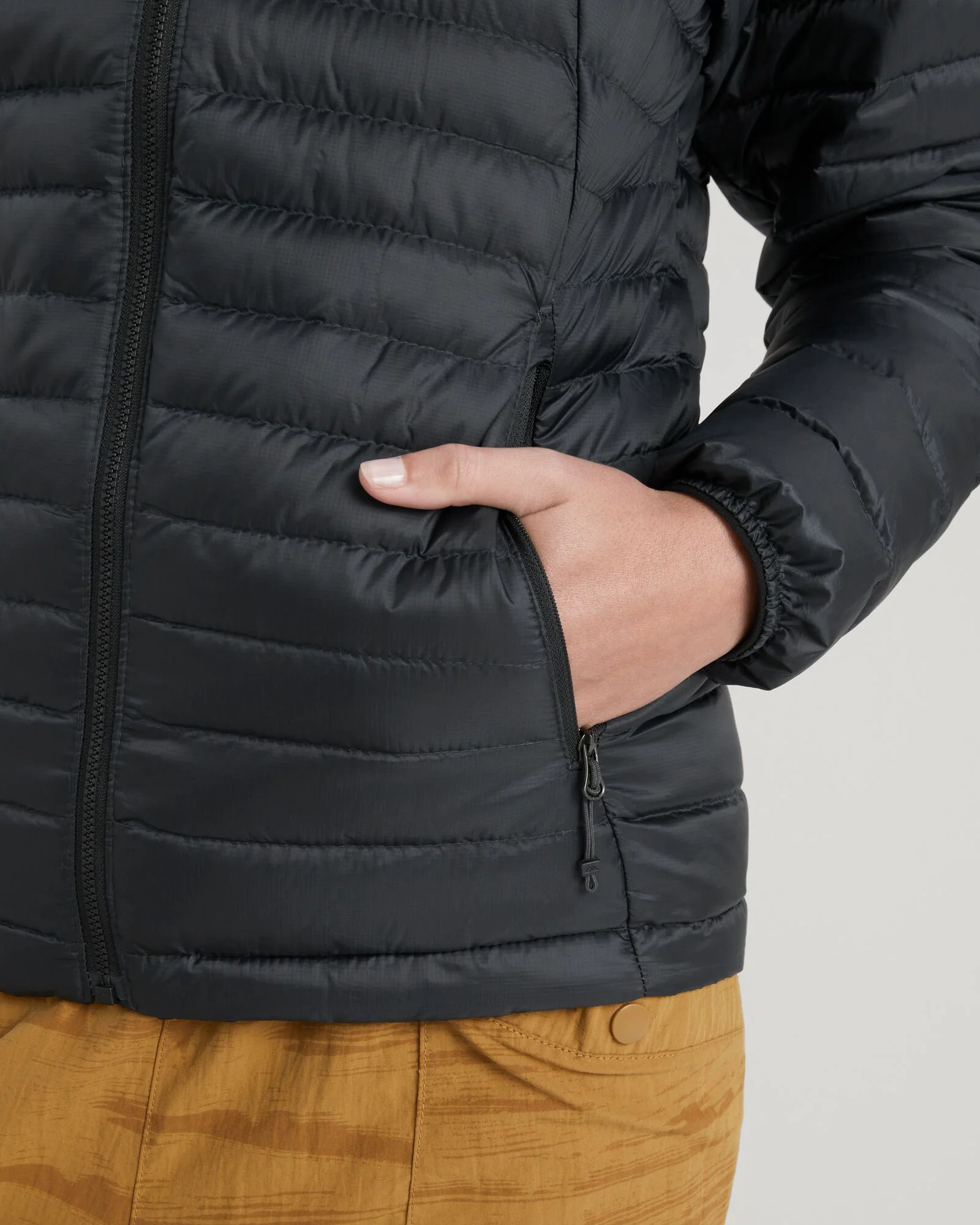 Women's Heli R Down Jacket - Black Stingray - Image 5