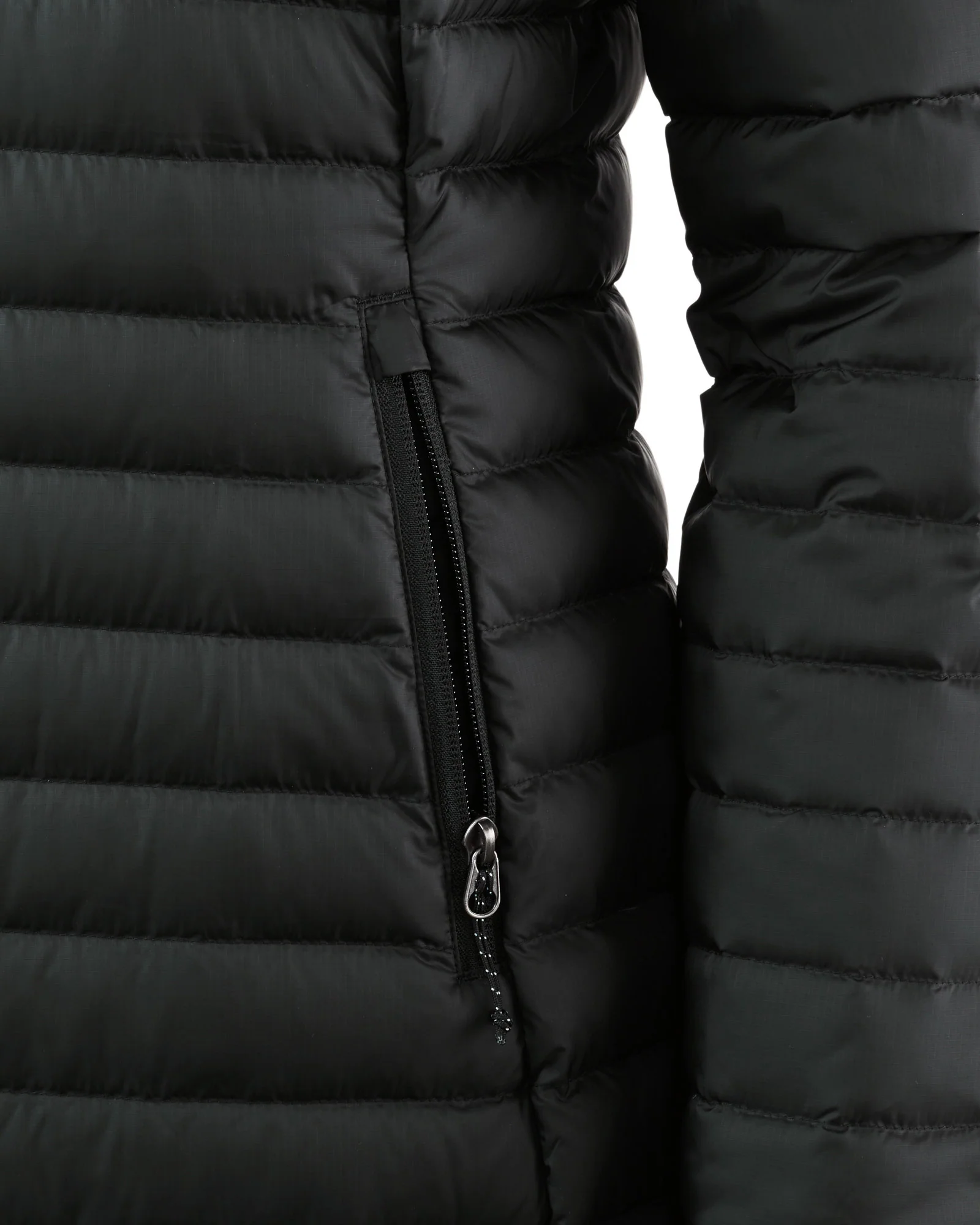 Women's Heli Down Parka  Jacket- Black - Image 7