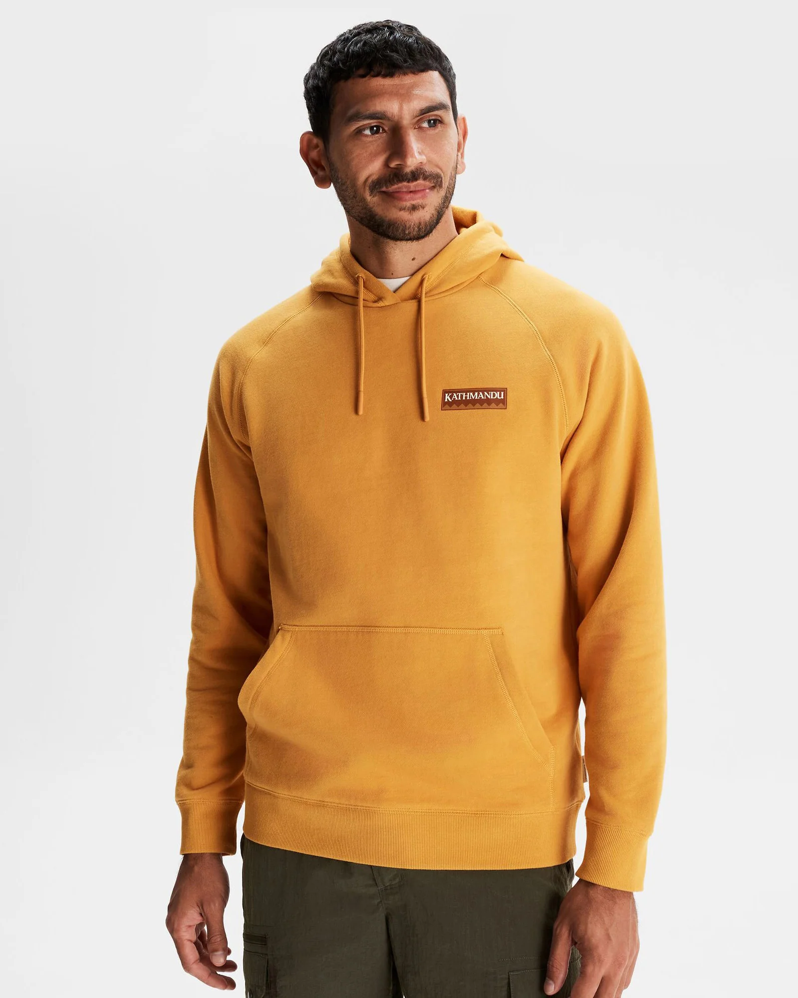 Men's Heritage Logo LT BB Hoodie  - Mustard Yellow