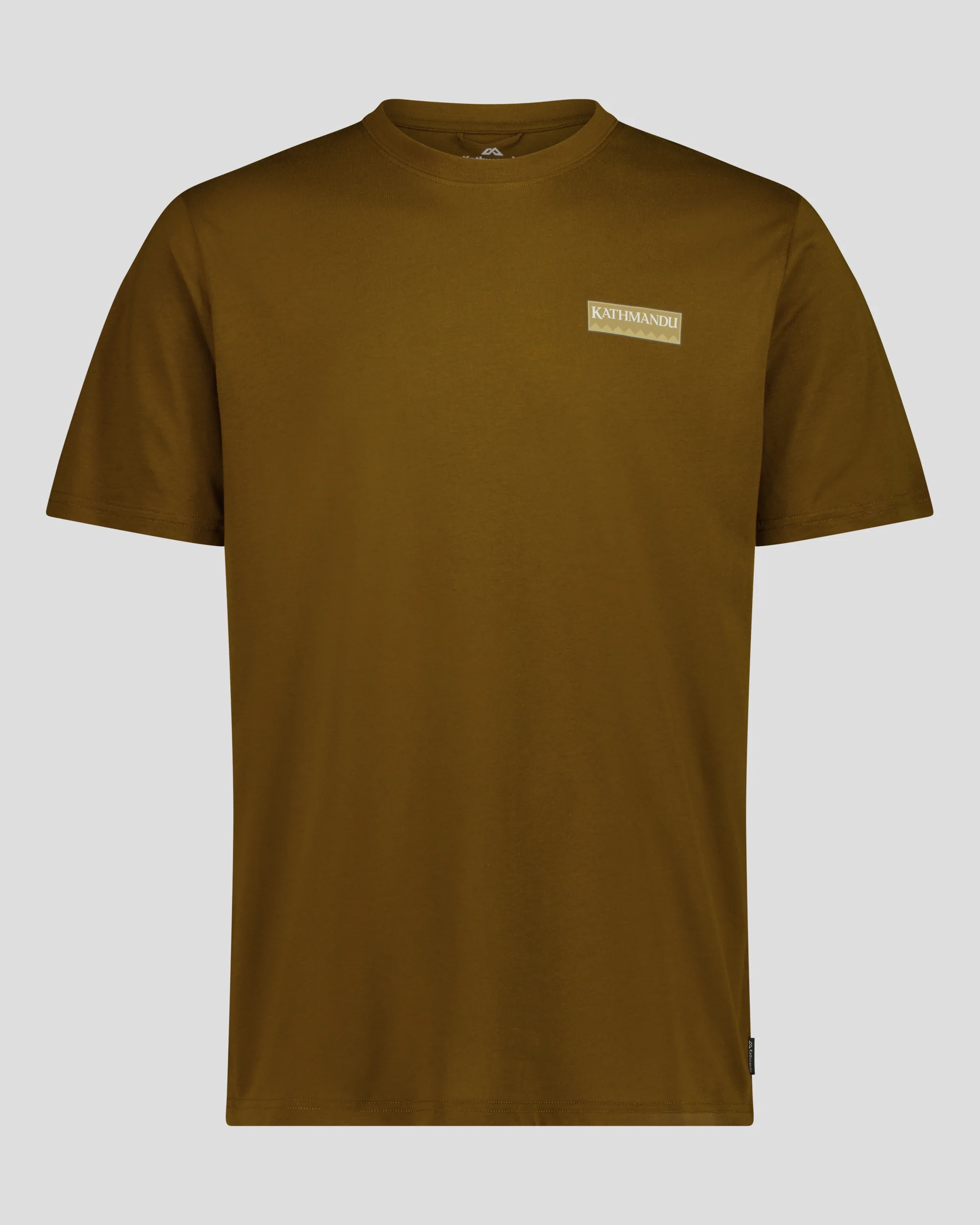 Men's Heritage Logo Organic Cotton T-Shirt - Bark