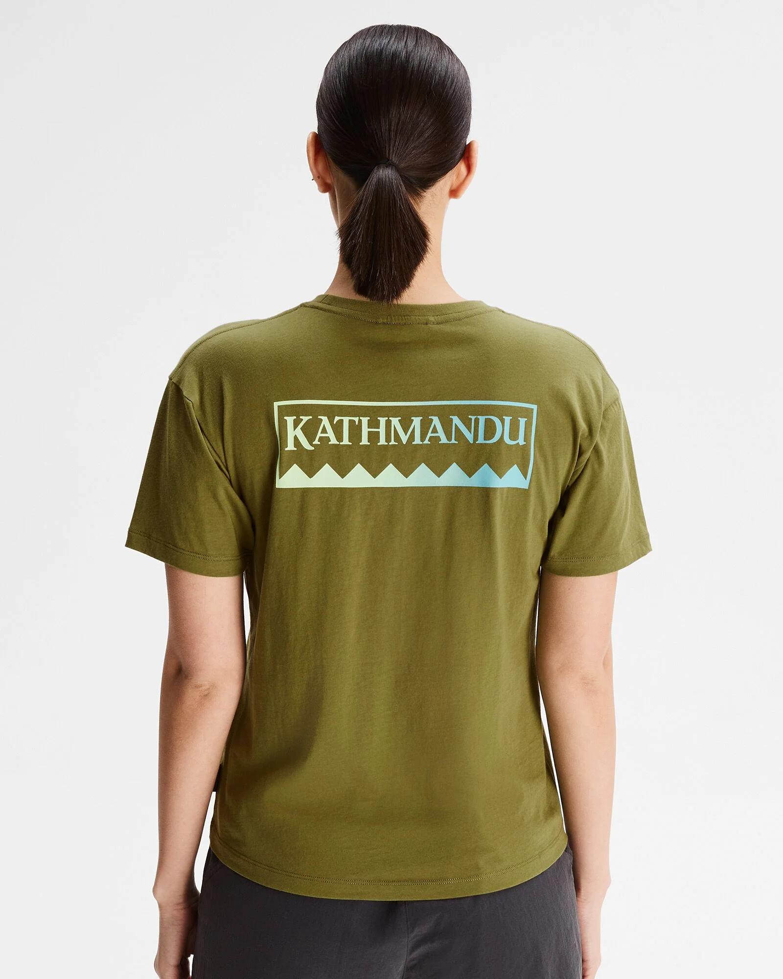 Women's Heritage Organic Cotton T-shirt - Dark Fern - Image 3
