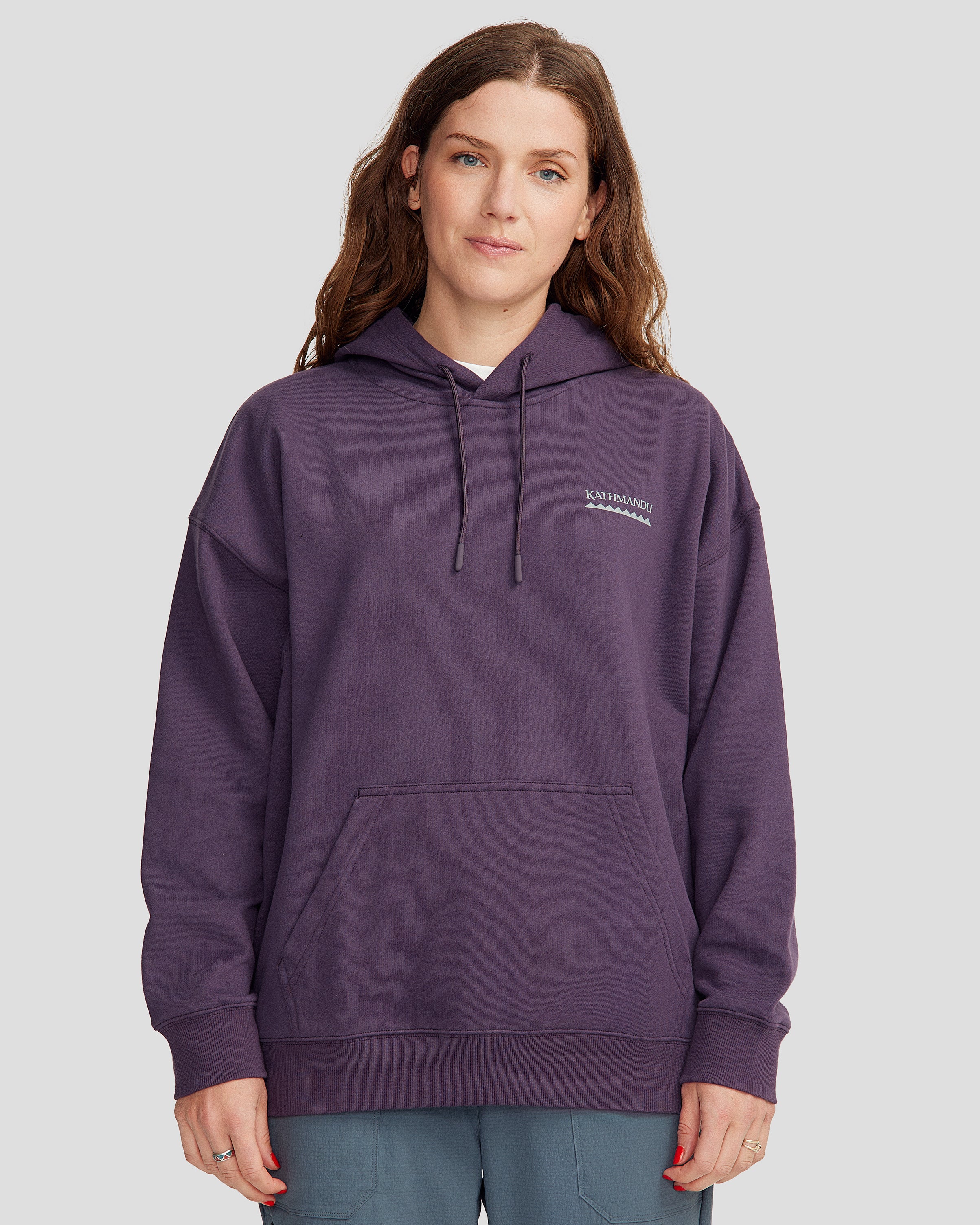 Heritage Logo Women's Slouchy Brushed Hoodie - Orbit - Image 6