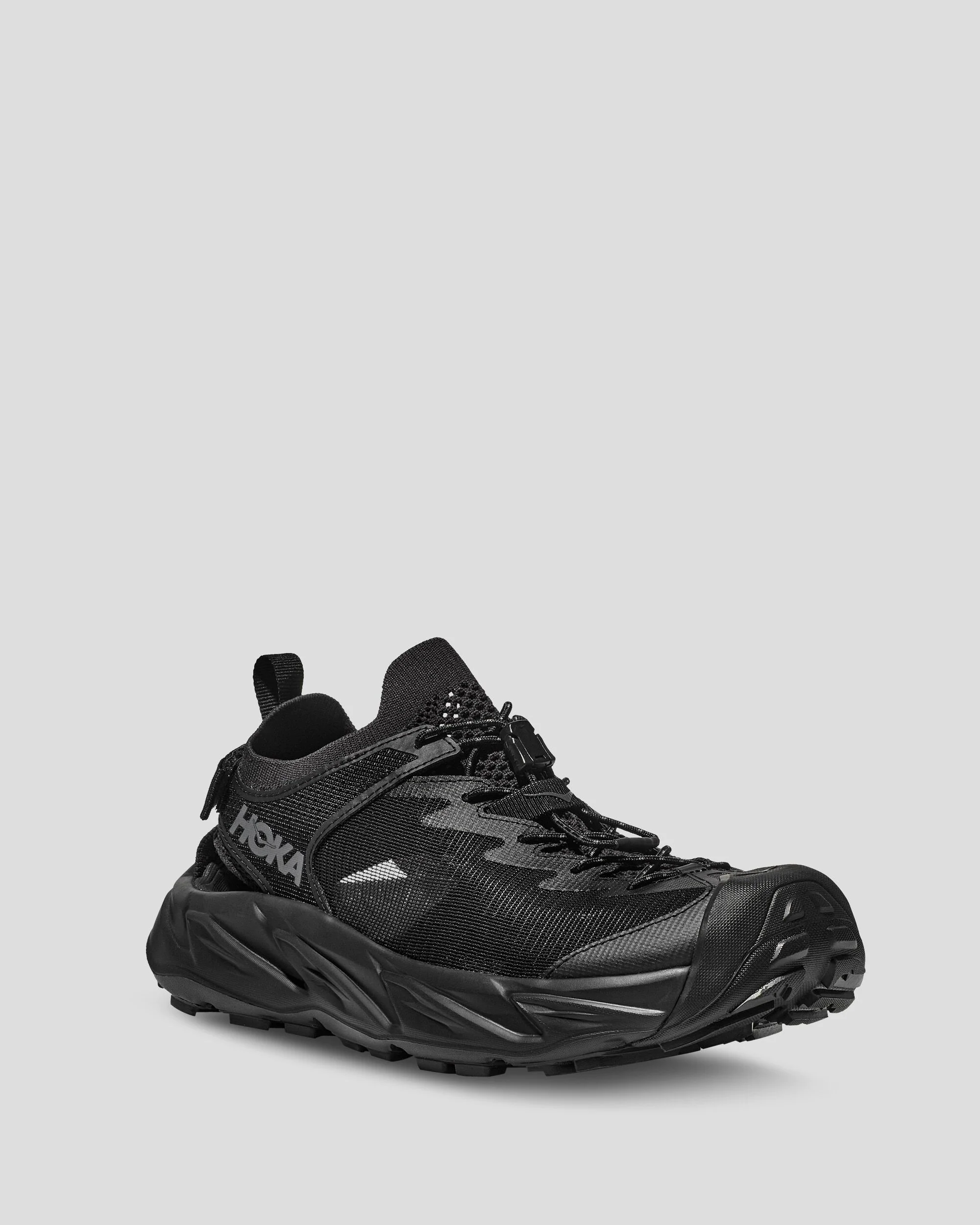 Men's Hoka Hopara Sandals - Black - Image 2