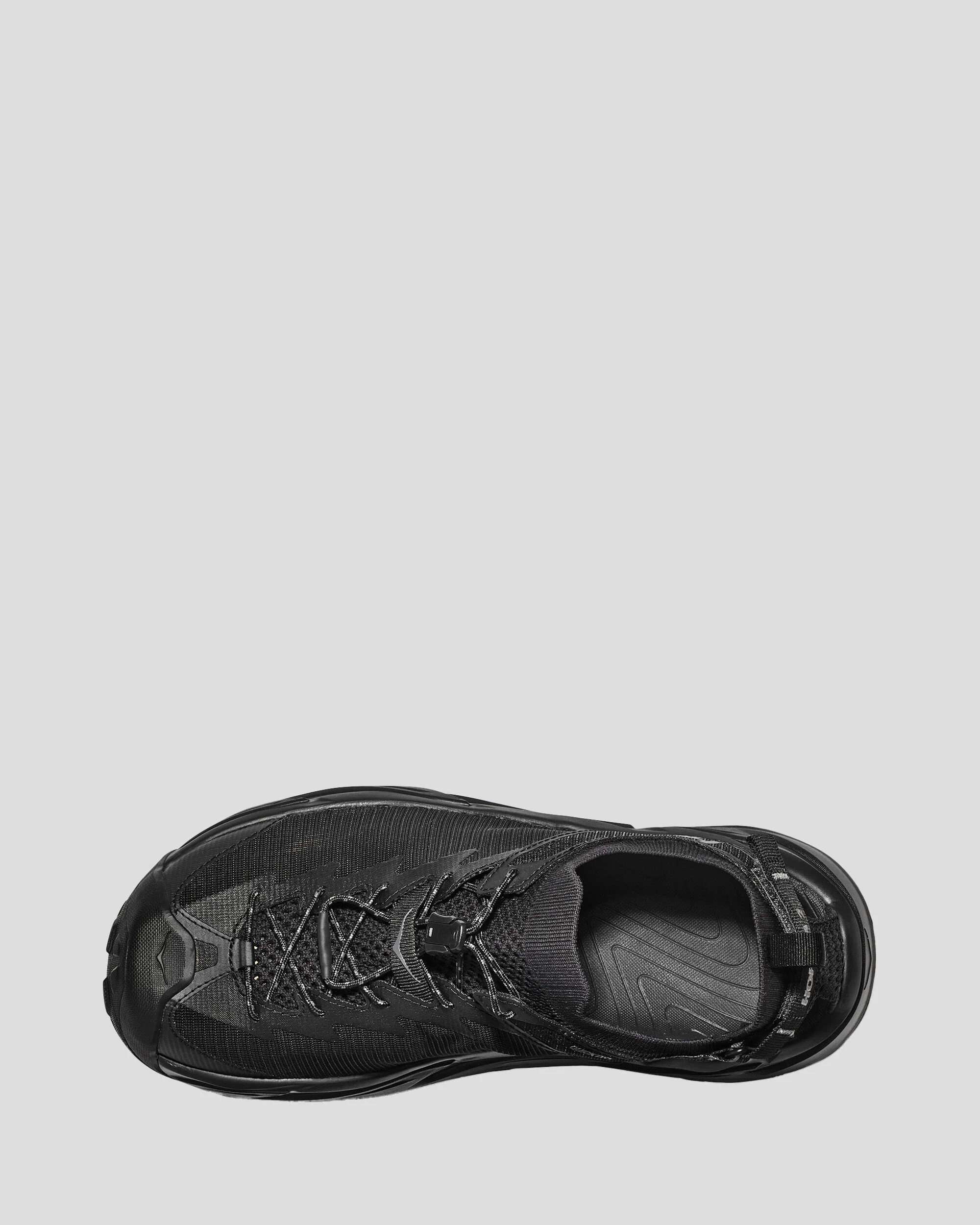 Men's Hoka Hopara Sandals - Black - Image 4
