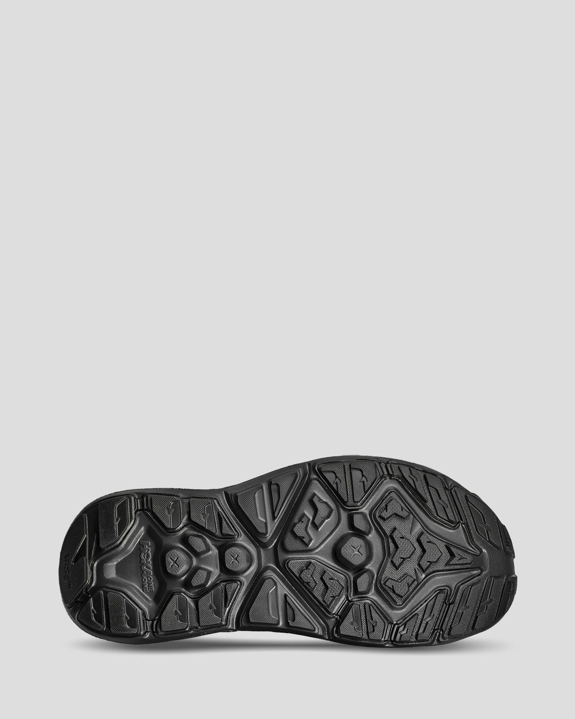Men's Hoka Hopara Sandals - Black - Image 5