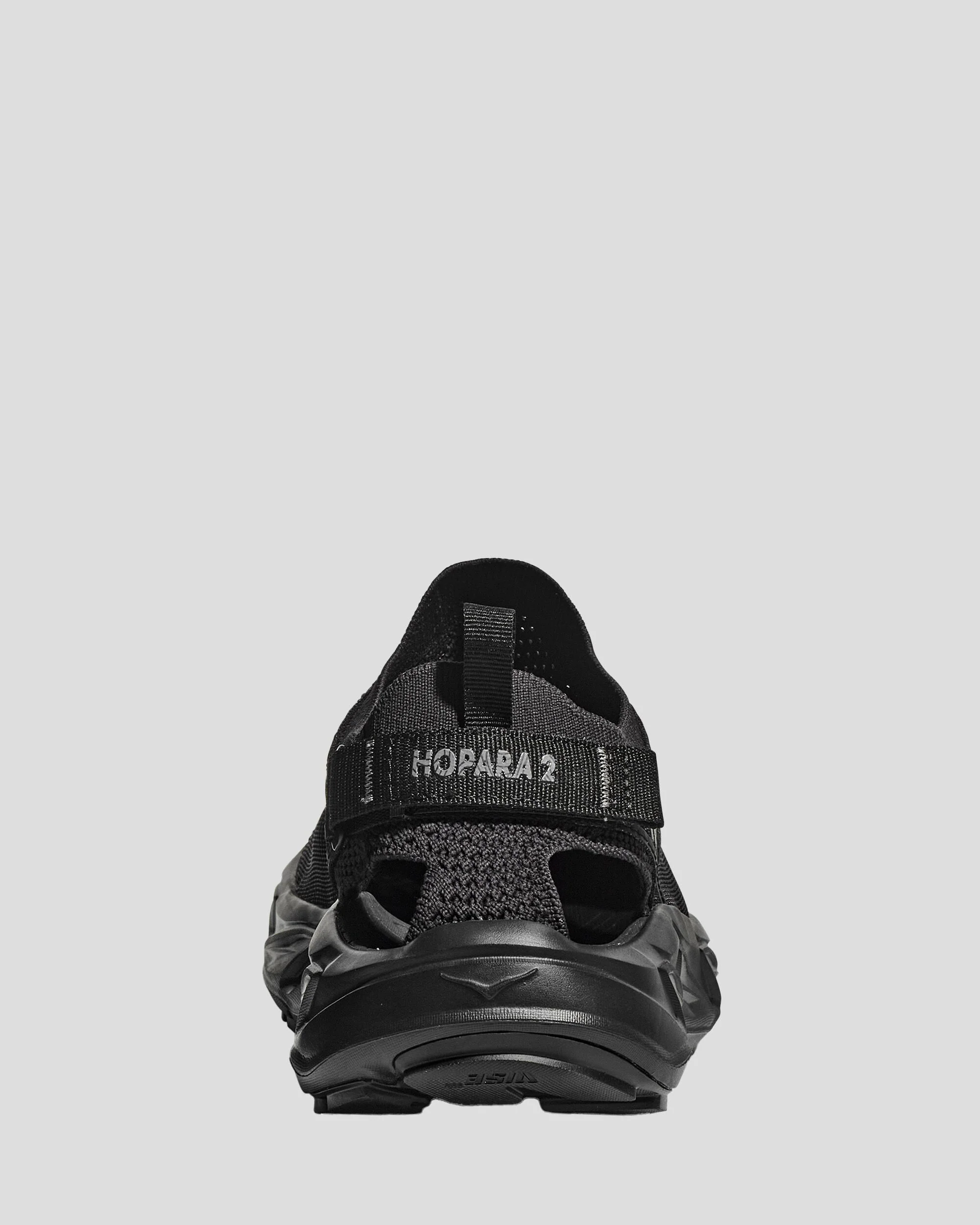 Men's Hoka Hopara Sandals - Black - Image 6