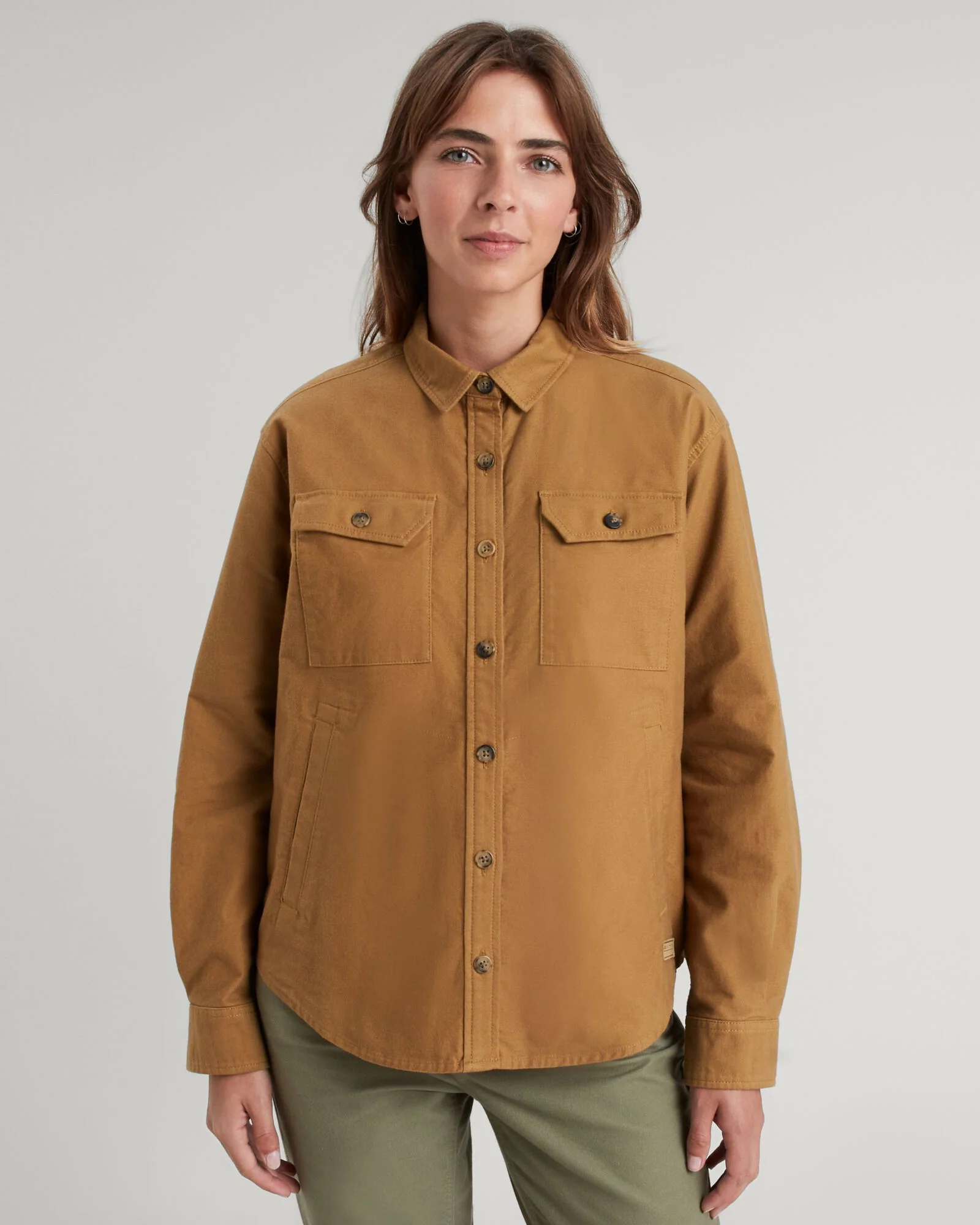 Women's Huntly Moleskin Long Sleeve Shirt - Canvas