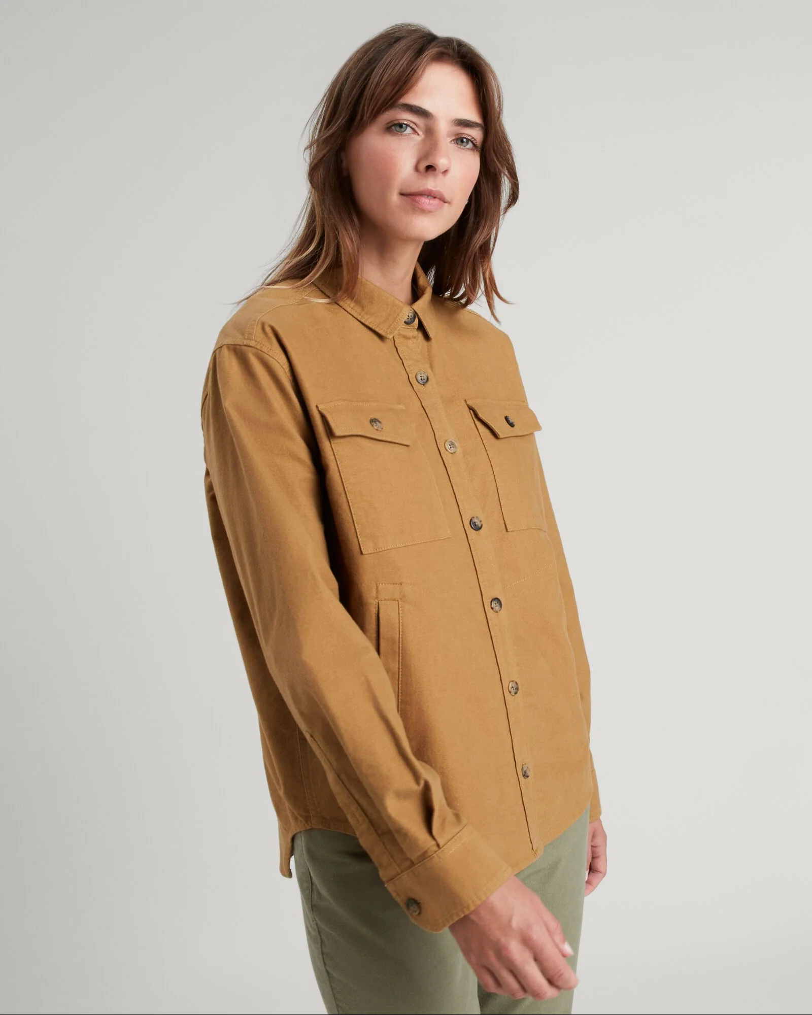 Women's Huntly Moleskin Long Sleeve Shirt - Canvas - Image 3