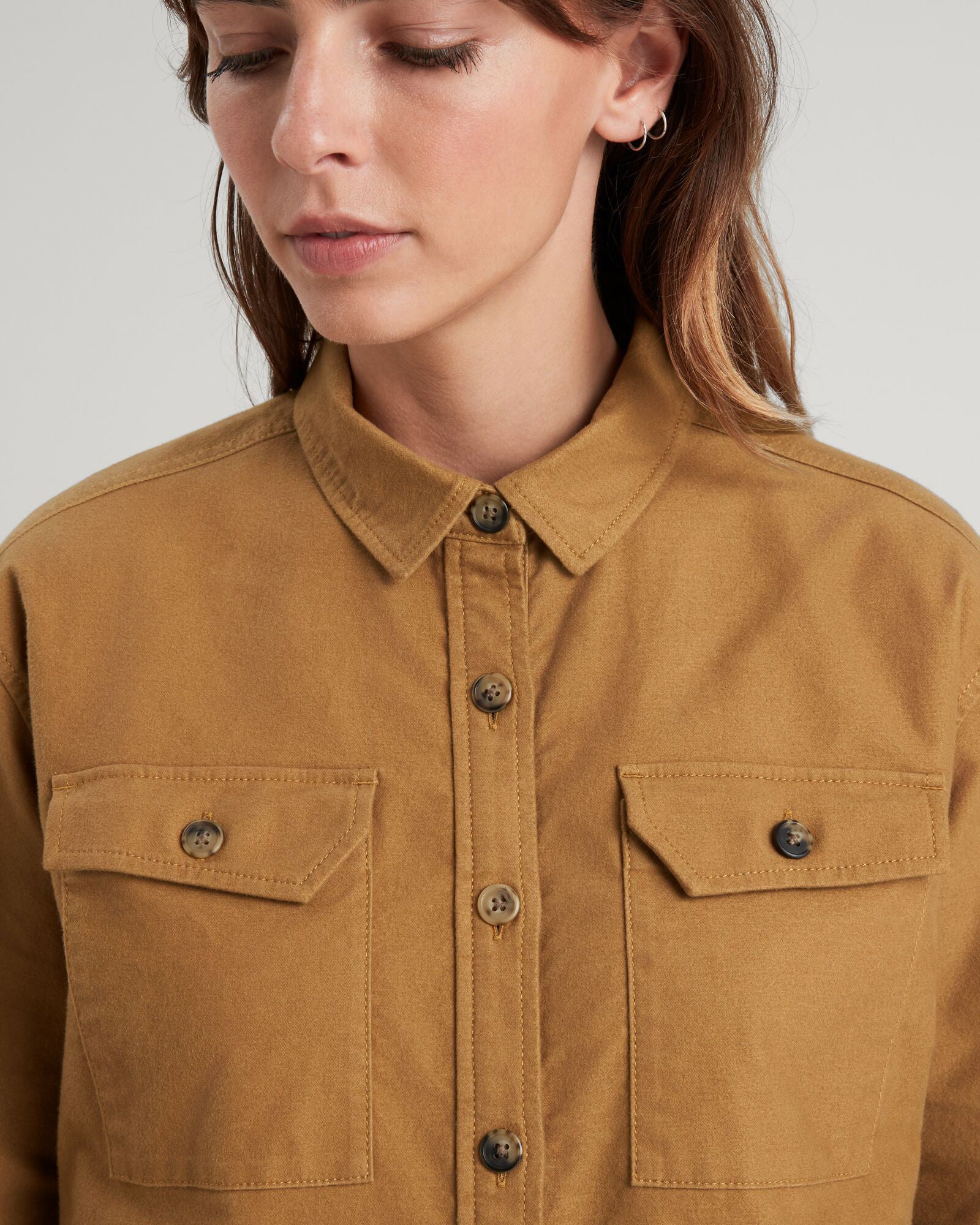 Women's Huntly Moleskin Long Sleeve Shirt - Canvas - Image 5