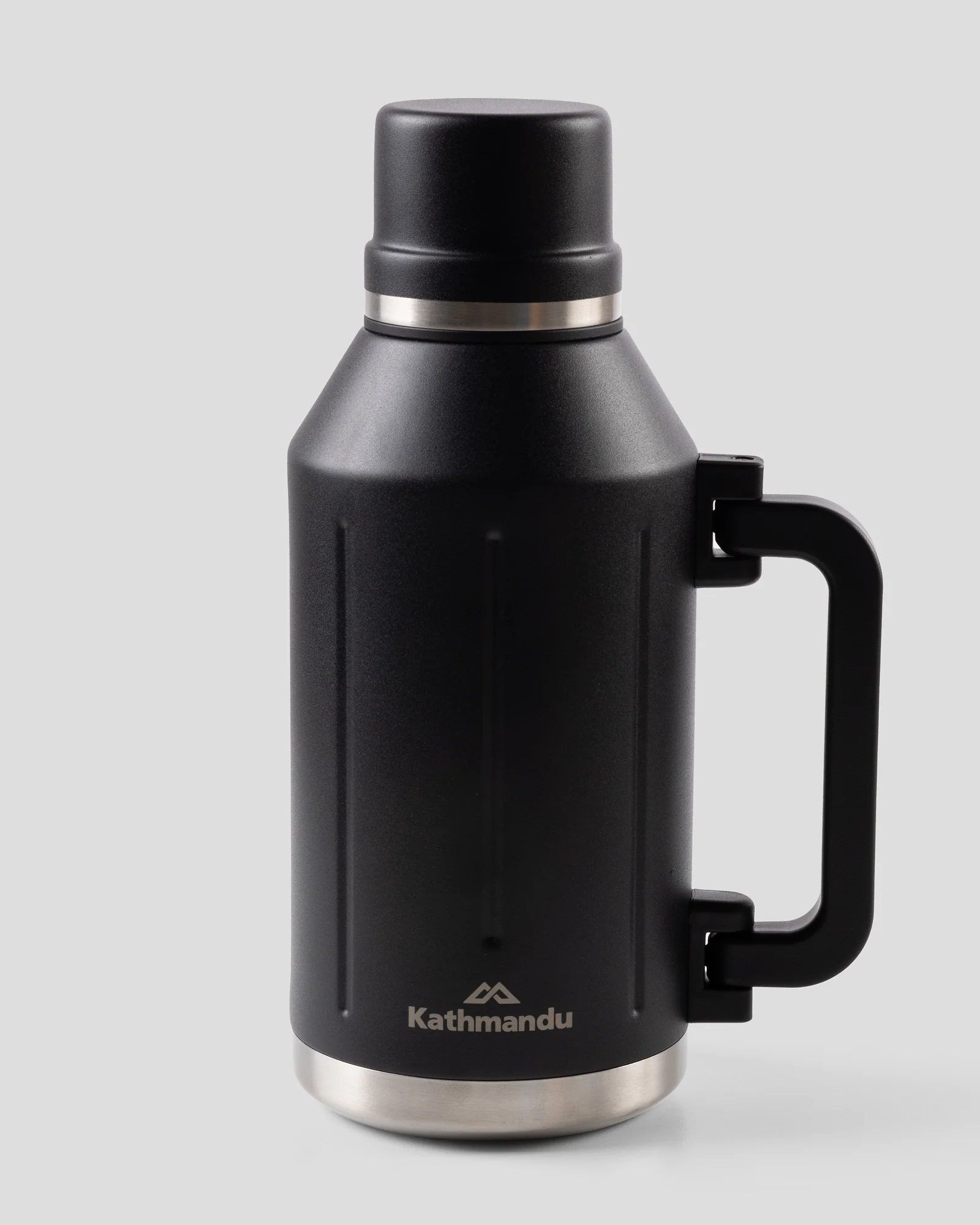Insulated Flask With Cup - 1.2L - Black Stingray