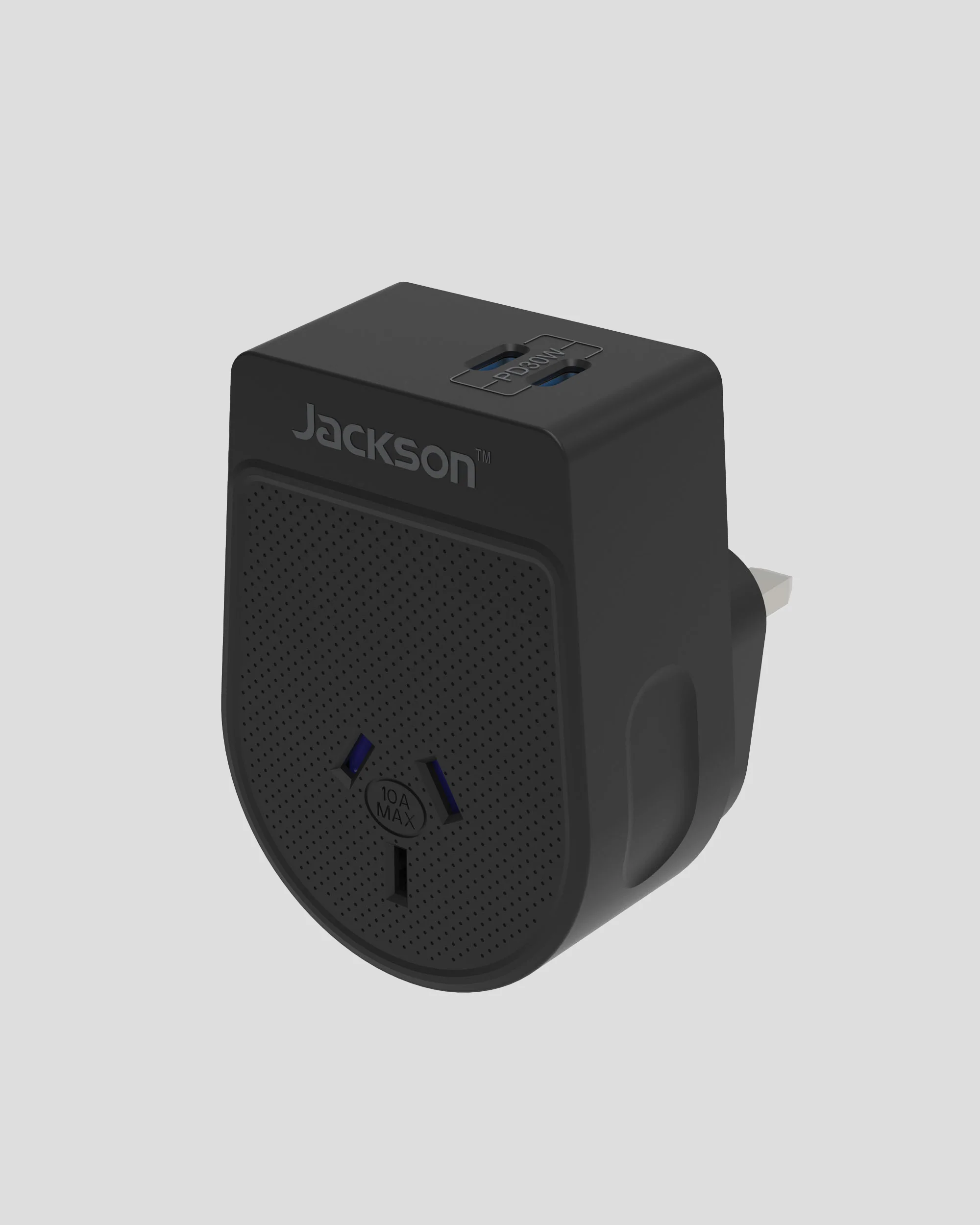 Jackson PD20W USB-A & C Adaptor - UK & HK - Black