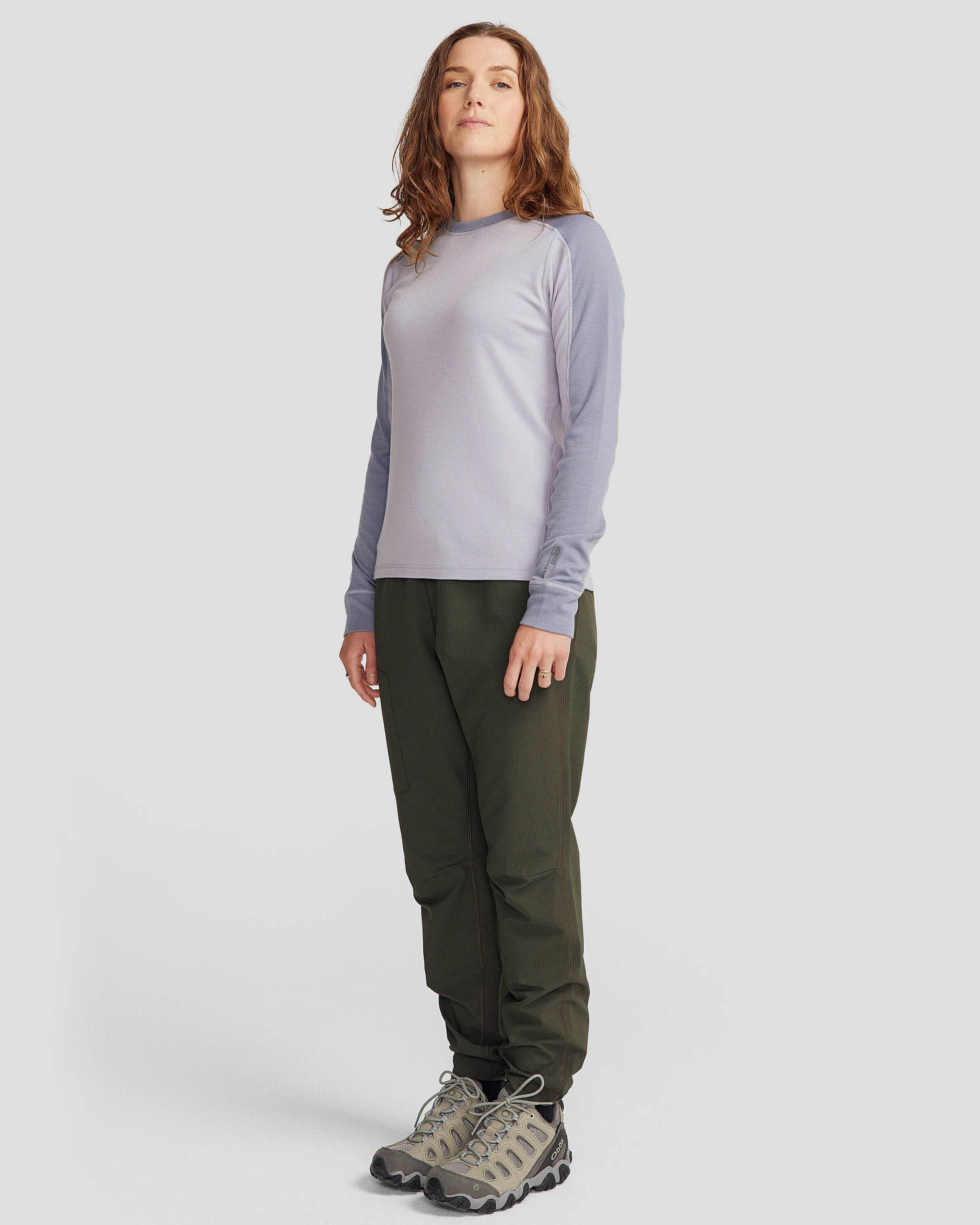 Women's K-Merino 250 Long Sleeve Top  - Light Haze/Dark Haze - Image 2