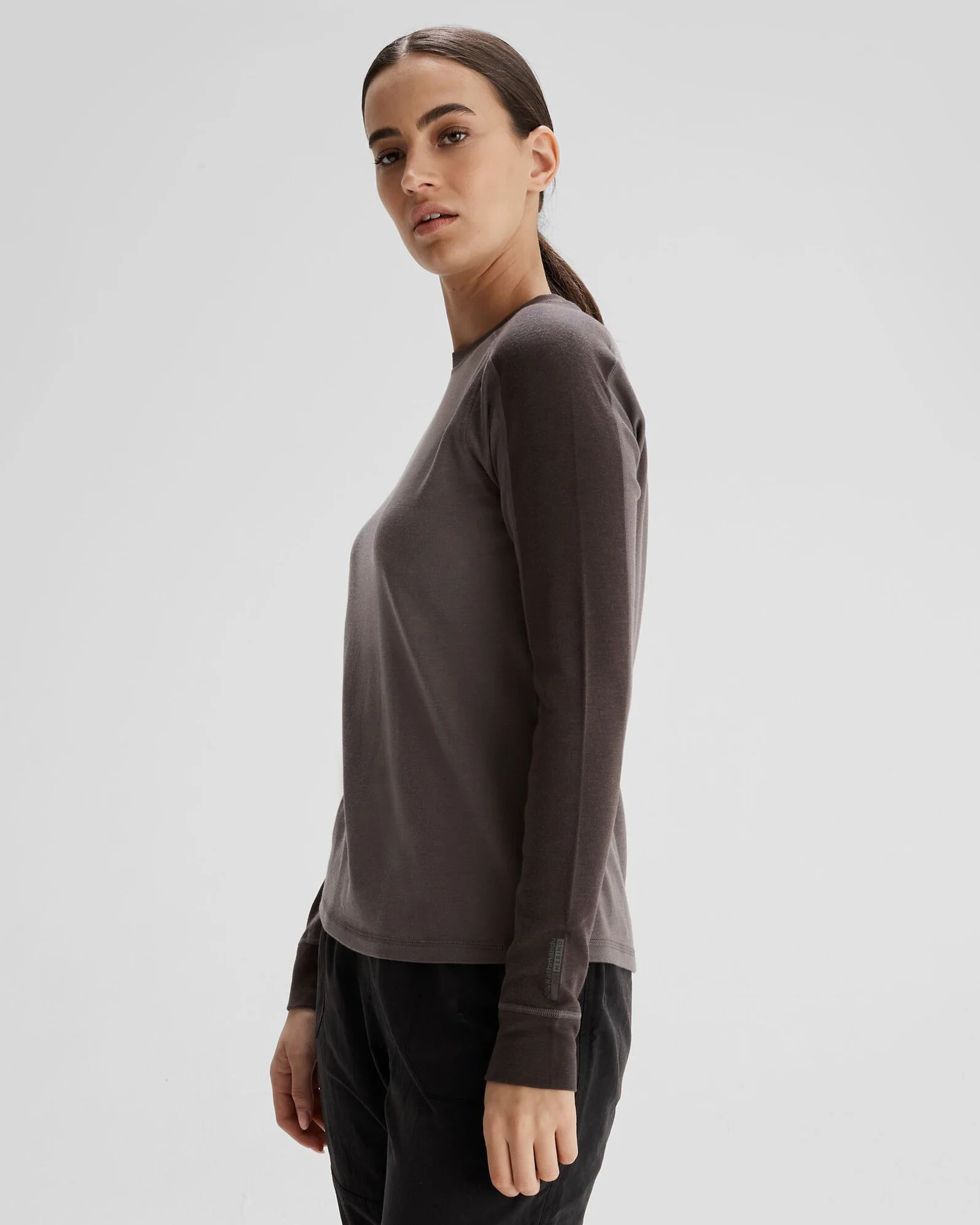 Women's K-Merino 250 Long Sleeve Top - Light Quartz/Dark Quartz - Image 3