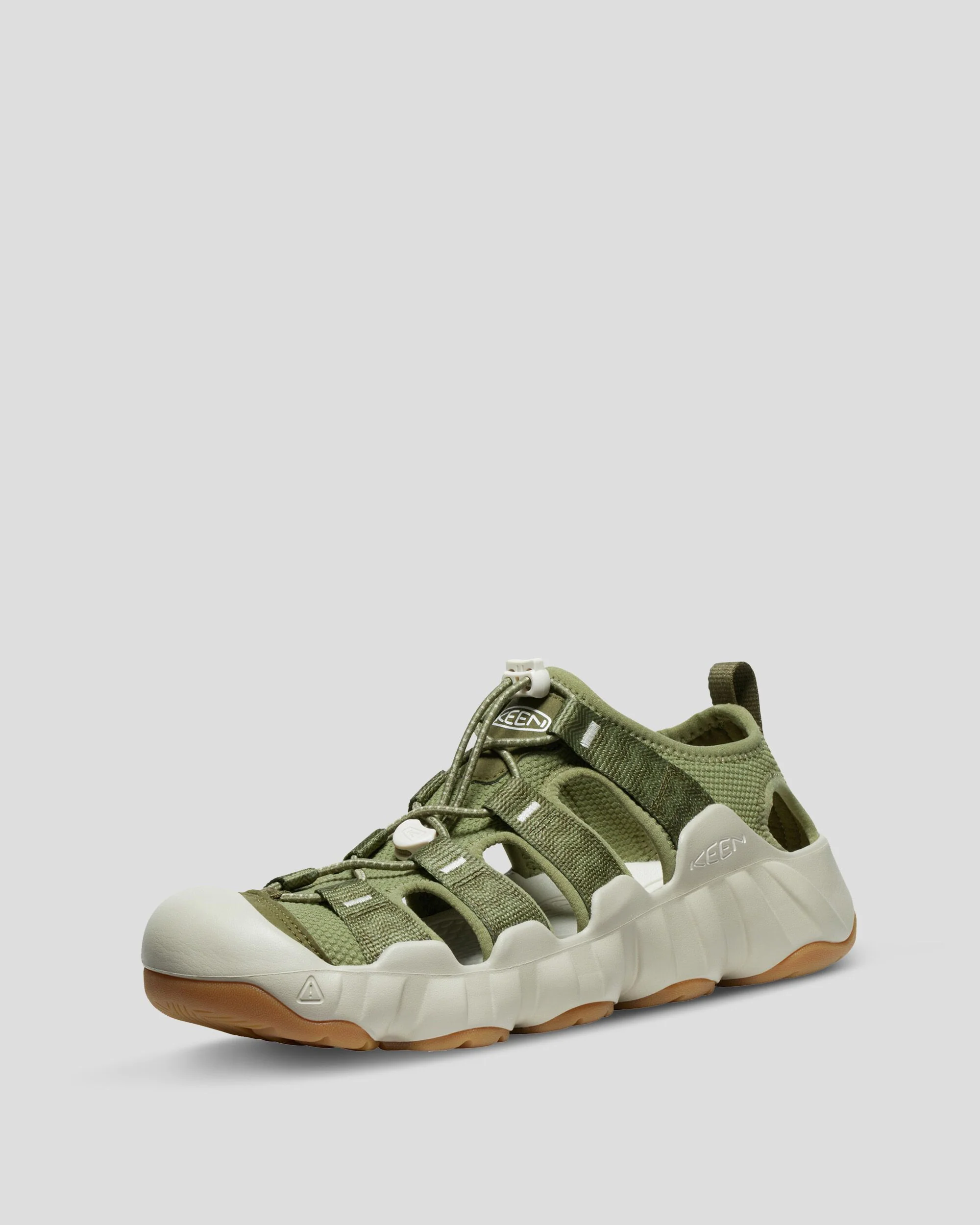 Men's Keen Hyperport H2 Sandals - Martini Olive/Plaza Taupe - Image 2