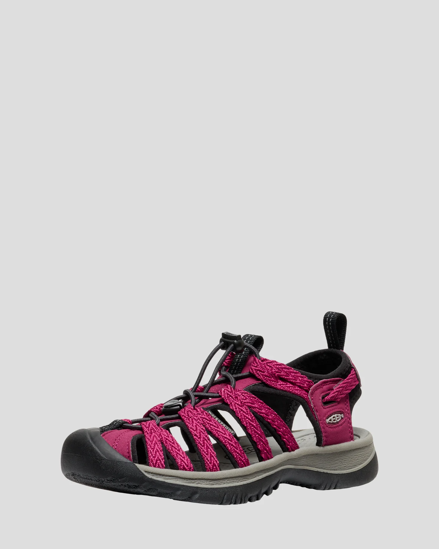 Women's Keen Whisper Sandals - Beajolais/Black - Image 2