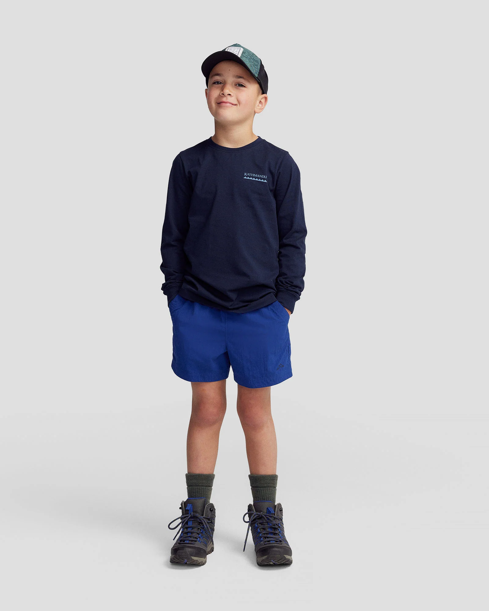 Kids’ EVRY-Day Shorts - Bright Navy - Image 2