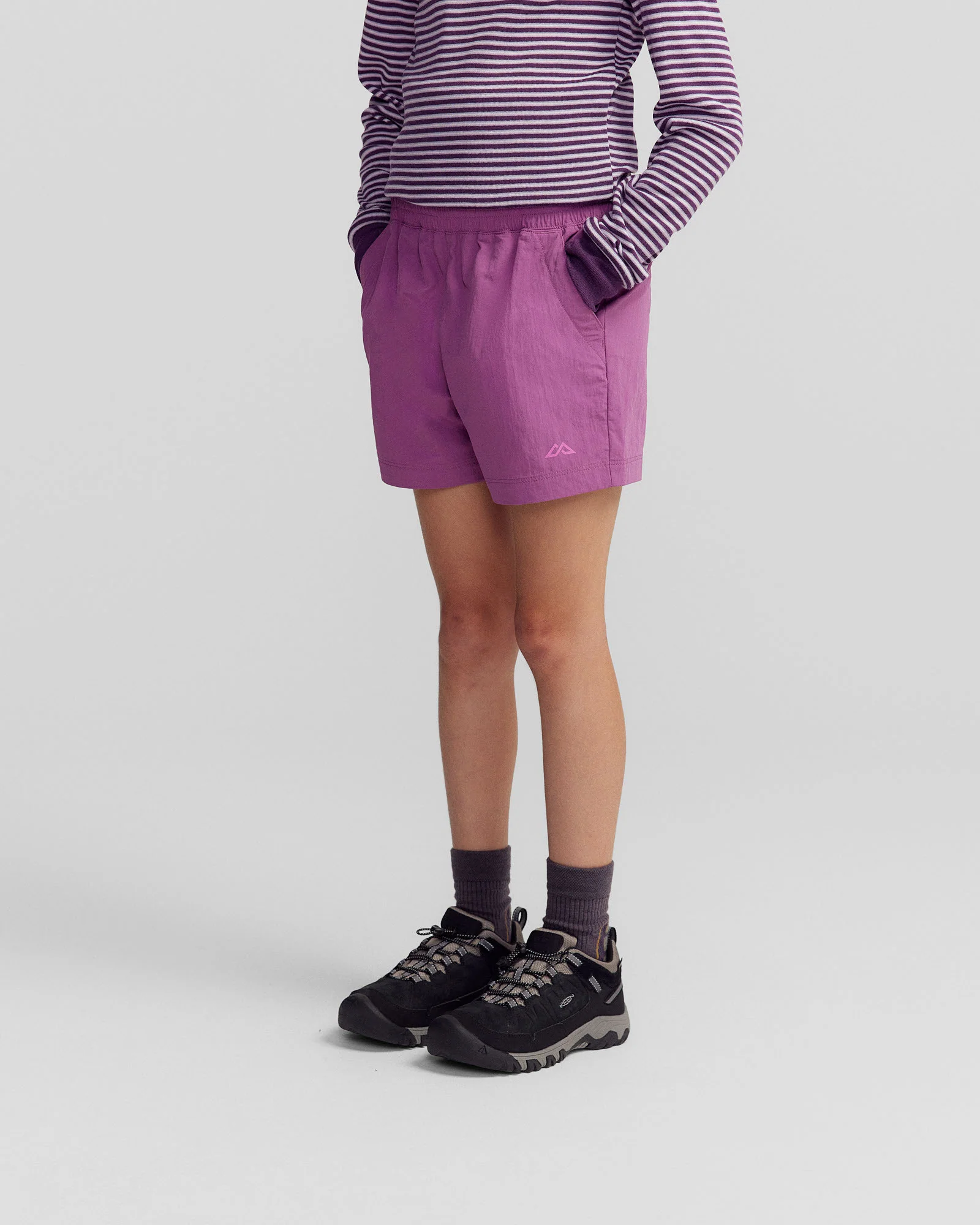 Kids’ EVRY-Day Shorts - Washed Berry - Image 3