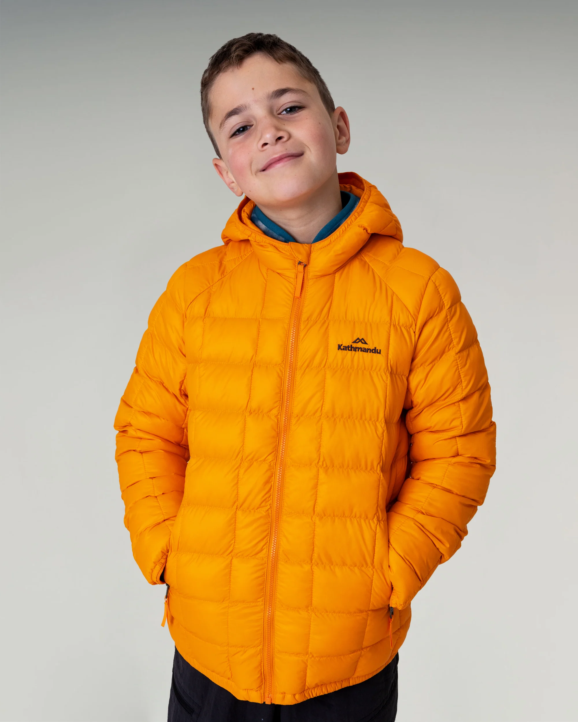 Kids' Heli Insulated Hooded Jacket - Magma