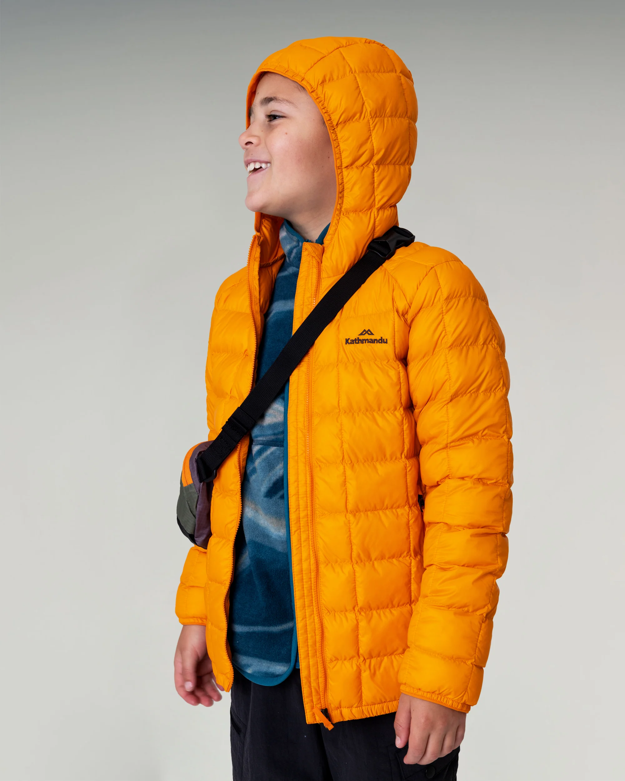 Kids' Heli Insulated Hooded Jacket - Magma - Image 2