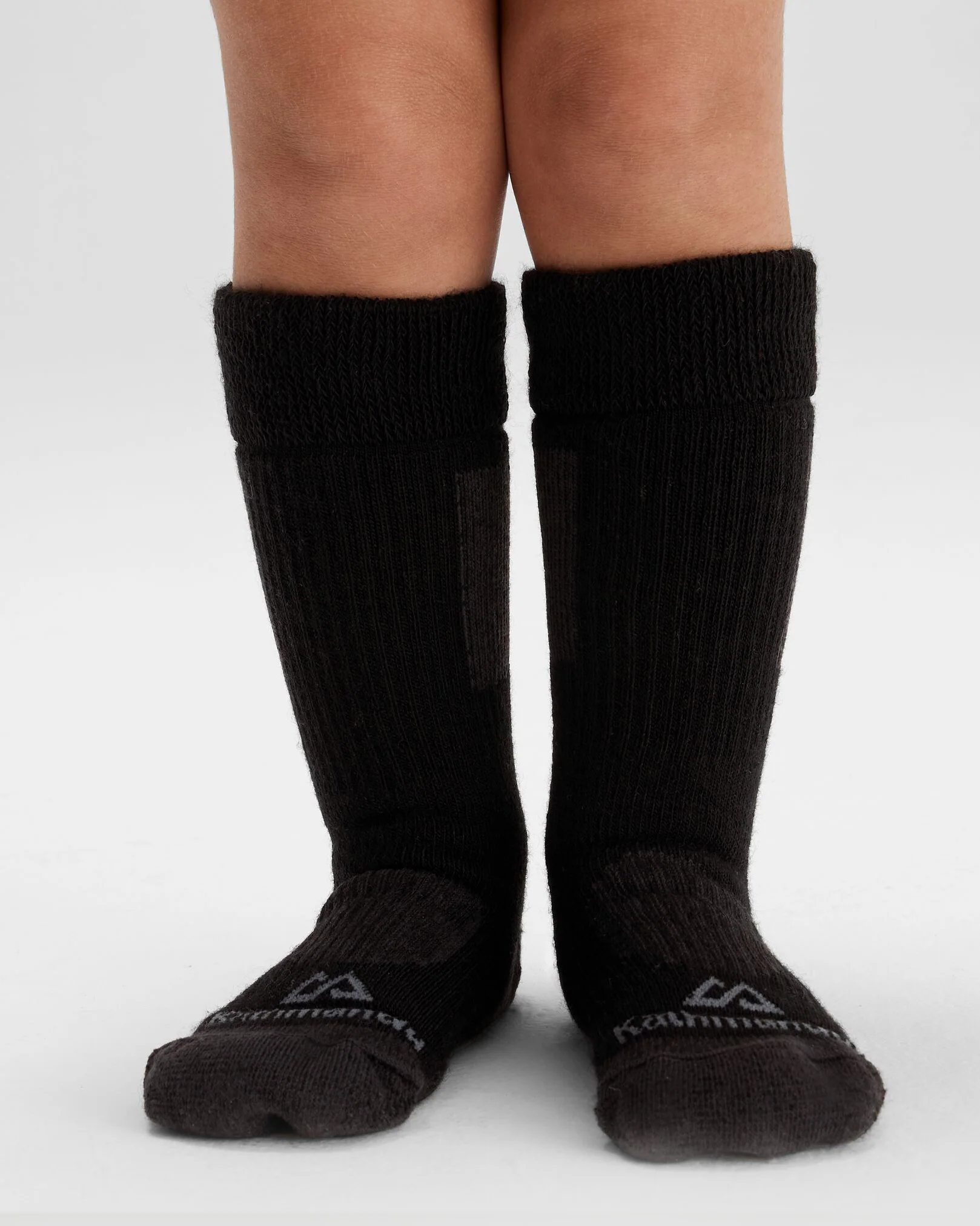 Kids' Thermo Socks -Two Pack - Black/Beech - Image 2