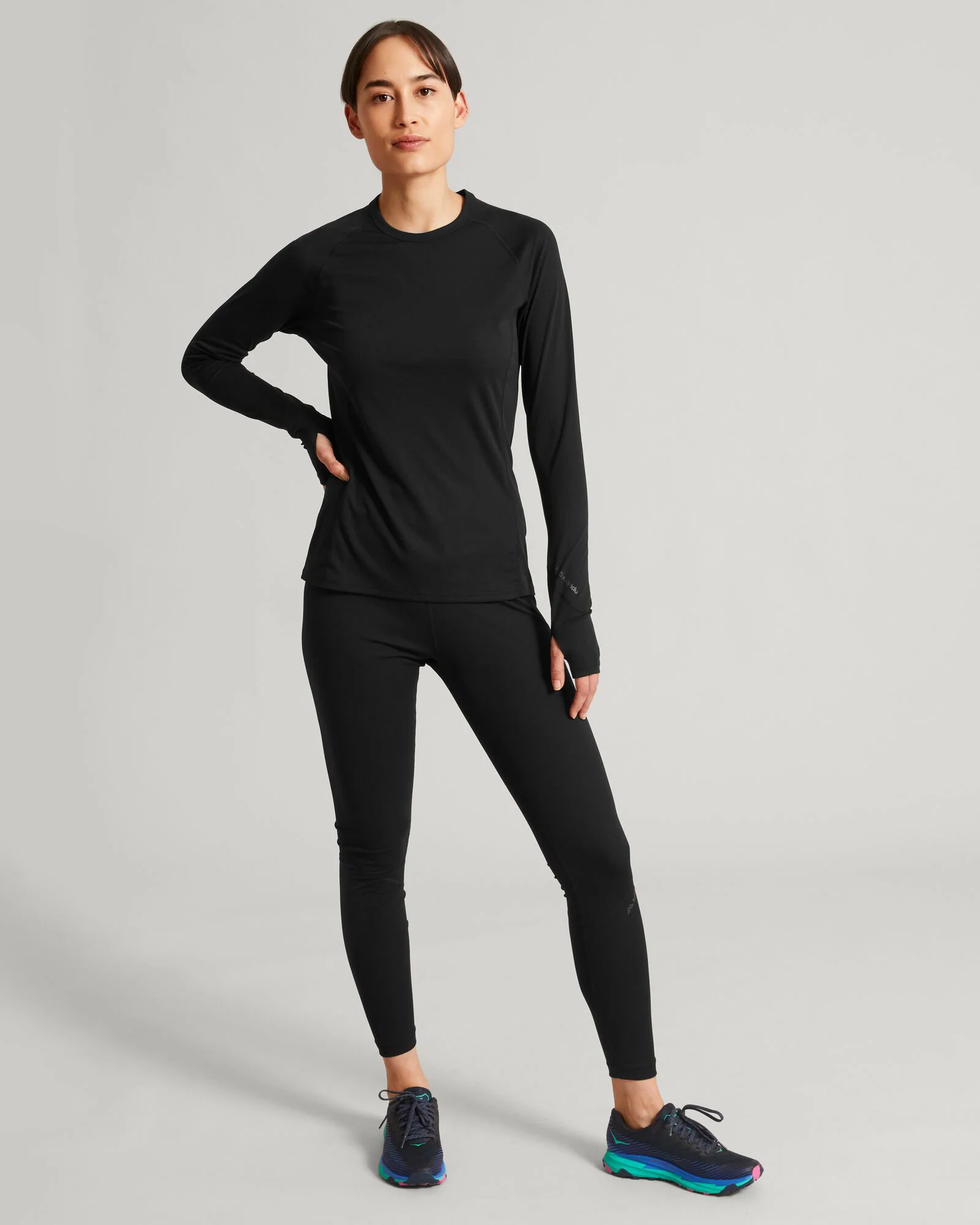 KMDAction Women's Long Sleeve Top - Black - Image 2