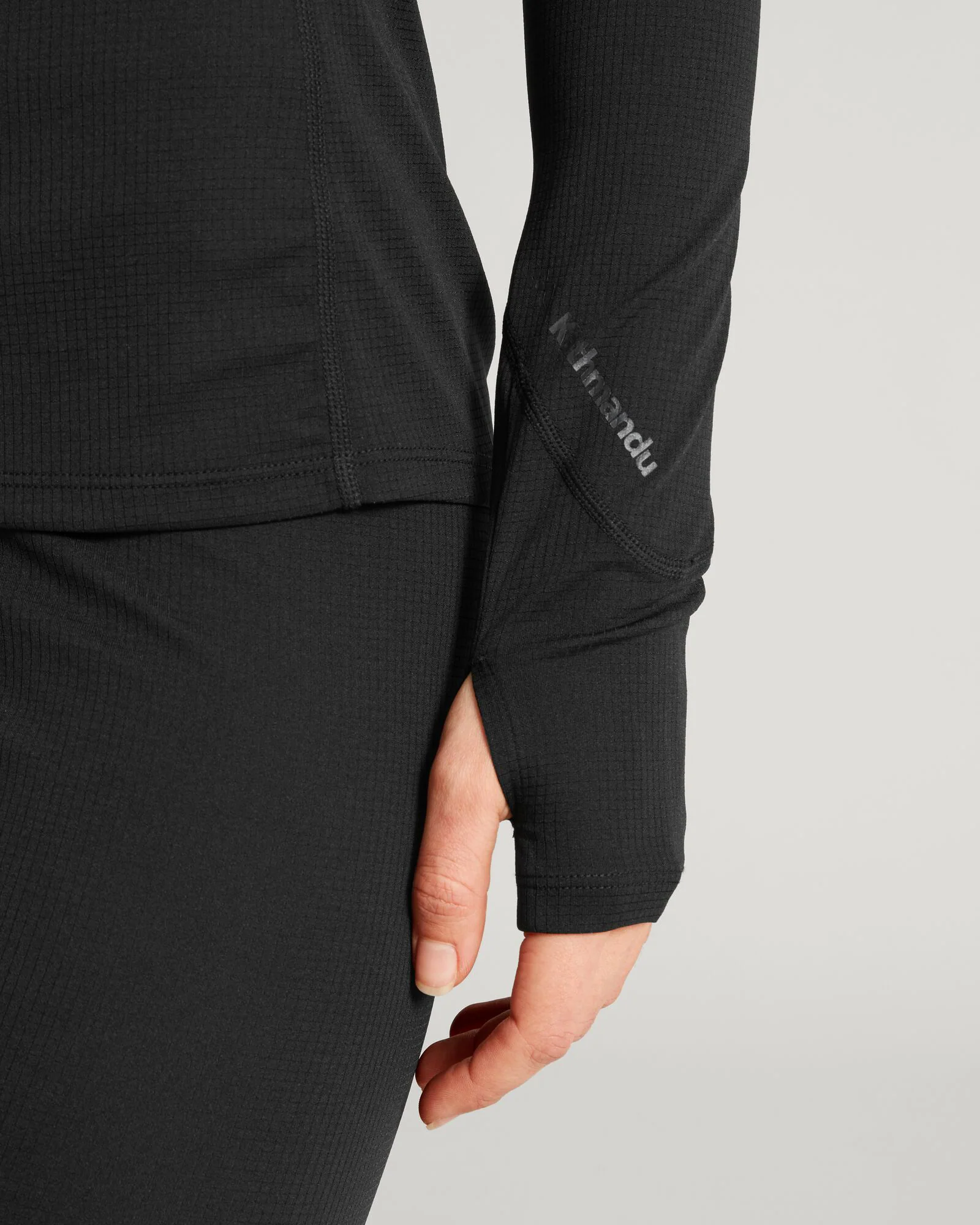 KMDAction Women's Long Sleeve Top - Black - Image 4