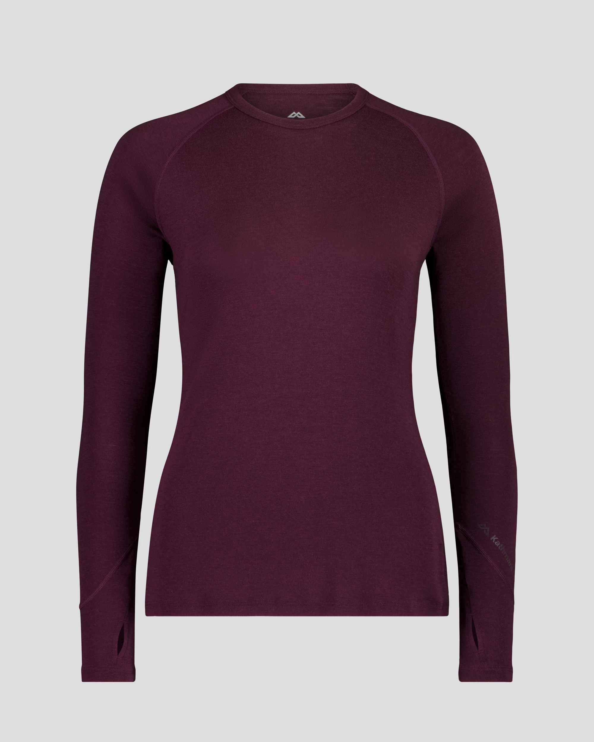 Women's KMDMerino Baselayer Long Sleeve Top - Mulberry