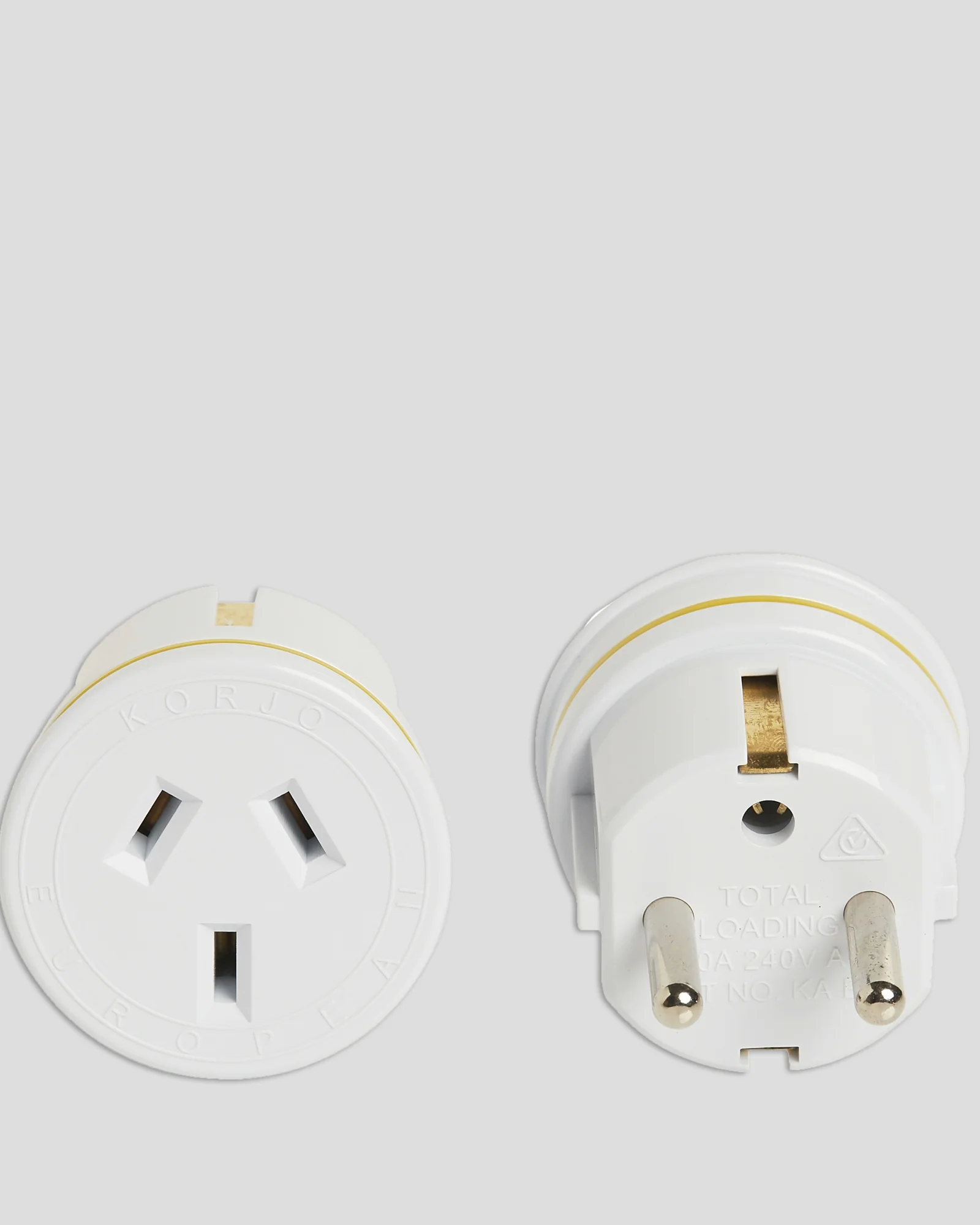 Korjo Travel Adaptor Plug Europe - White - Image 2