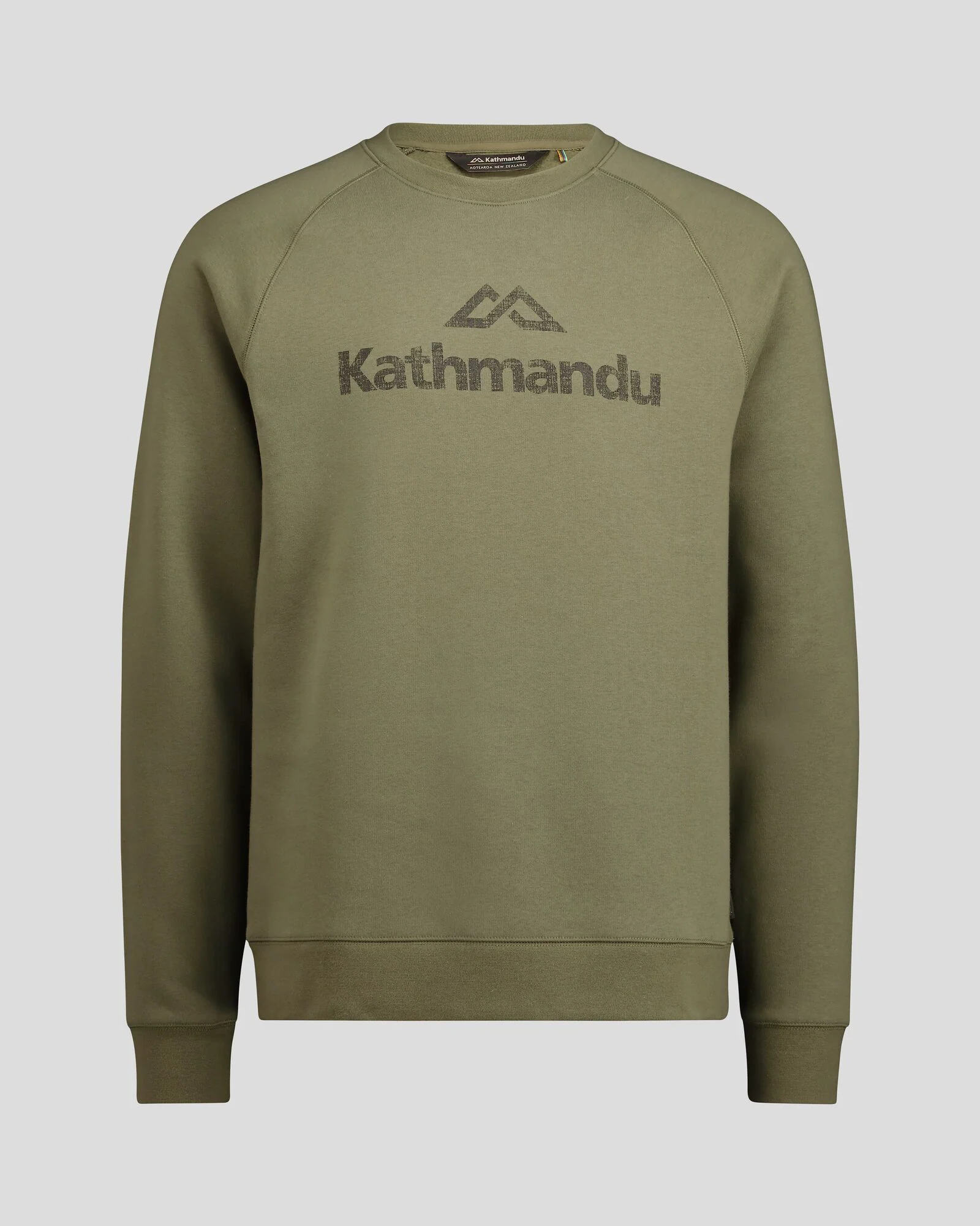 Men's Kathmandu Logo Crew Sweater - Beech - Image 4