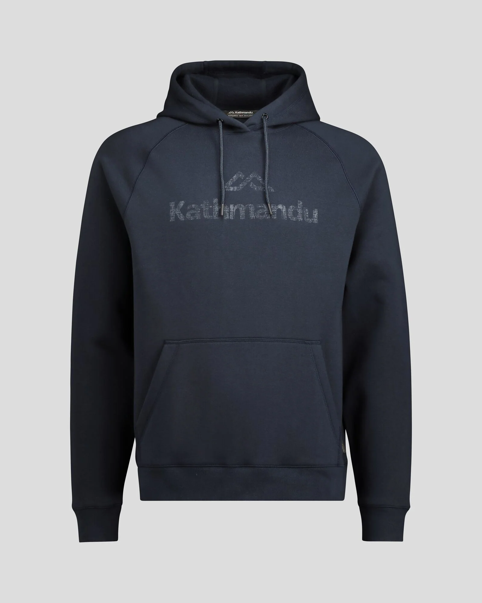Men's Kathmandu Logo Hoodie - Pure Navy - Image 5