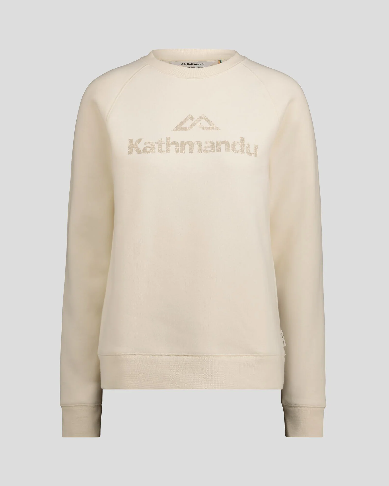 Women's Kathmandu Logo Crew Sweater - Natural - Image 4