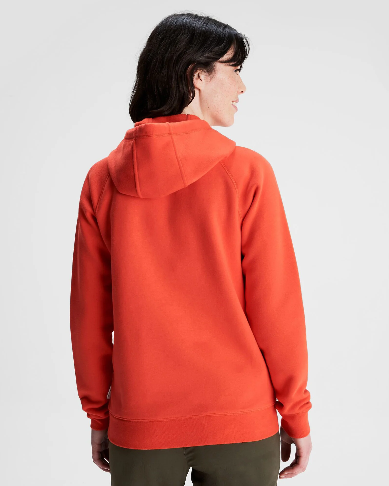 Women's Kathmandu Logo Hoodie - Hut Orange - Image 3