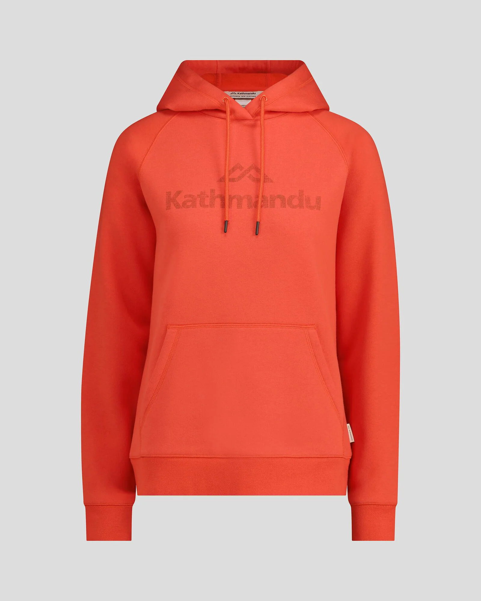 Women's Kathmandu Logo Hoodie - Hut Orange - Image 5