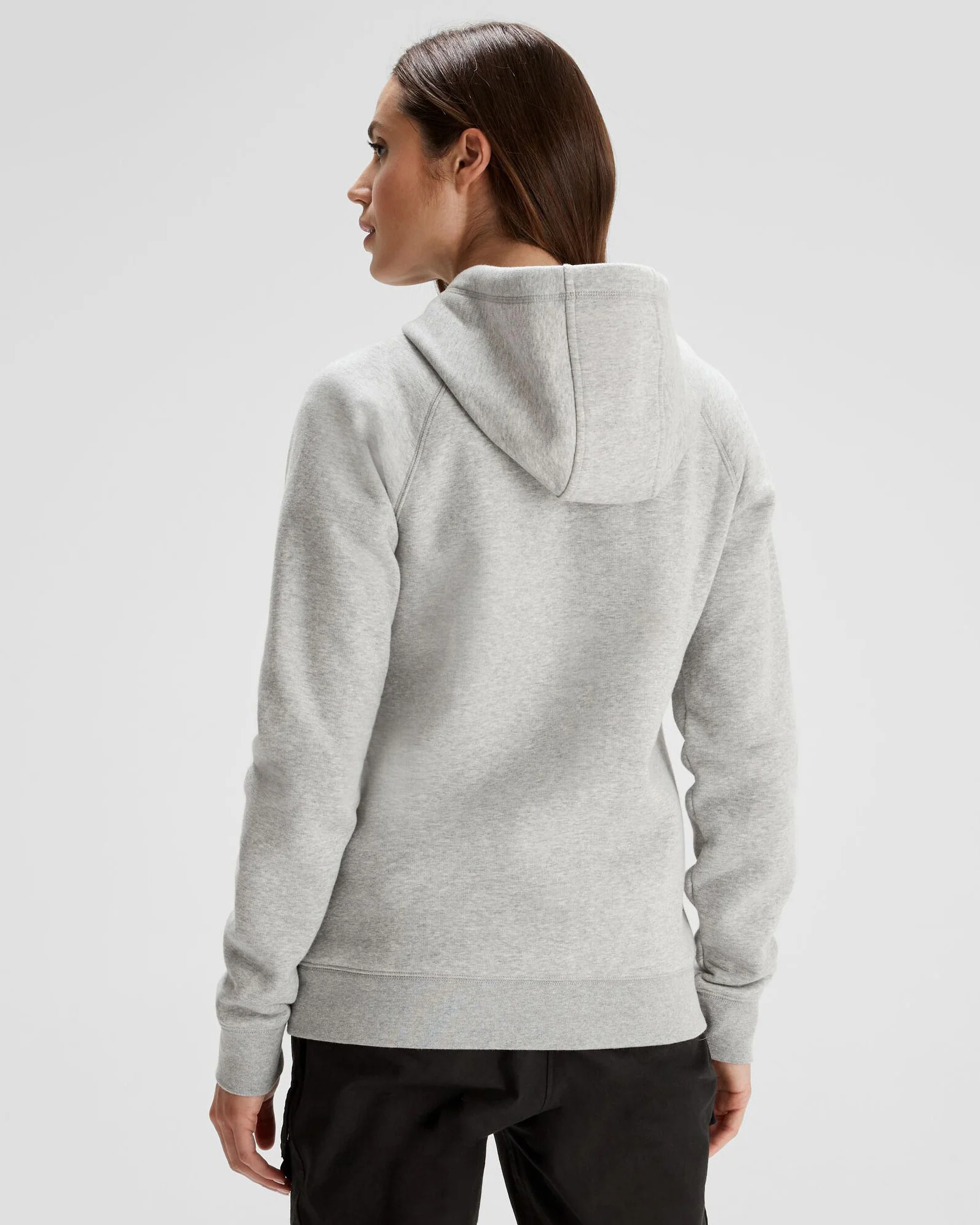 Women's Kathmandu Logo Hoodie - Light Grey Marle - Image 4