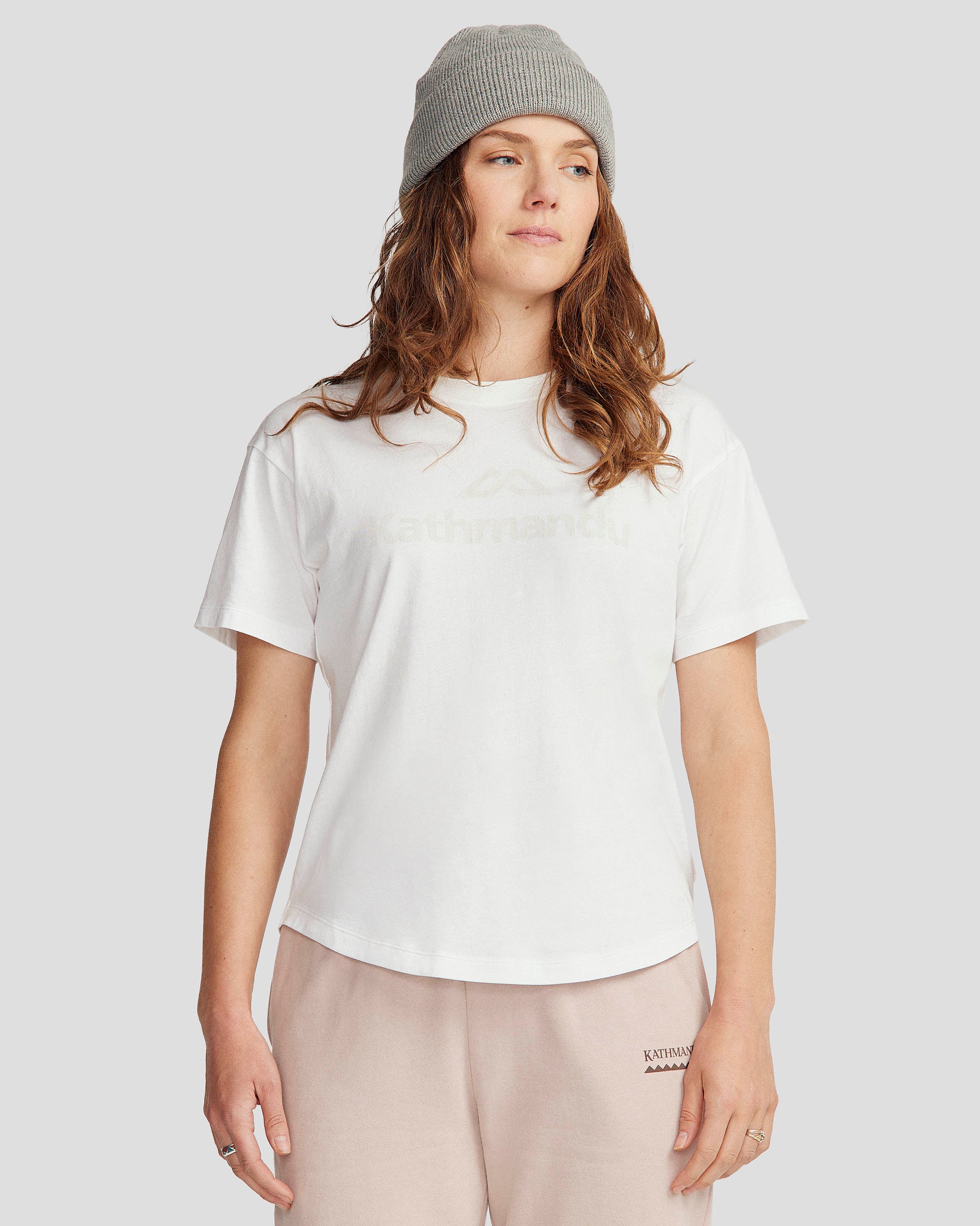 Women's Logo Organic Cotton T-shirt - White - Image 2