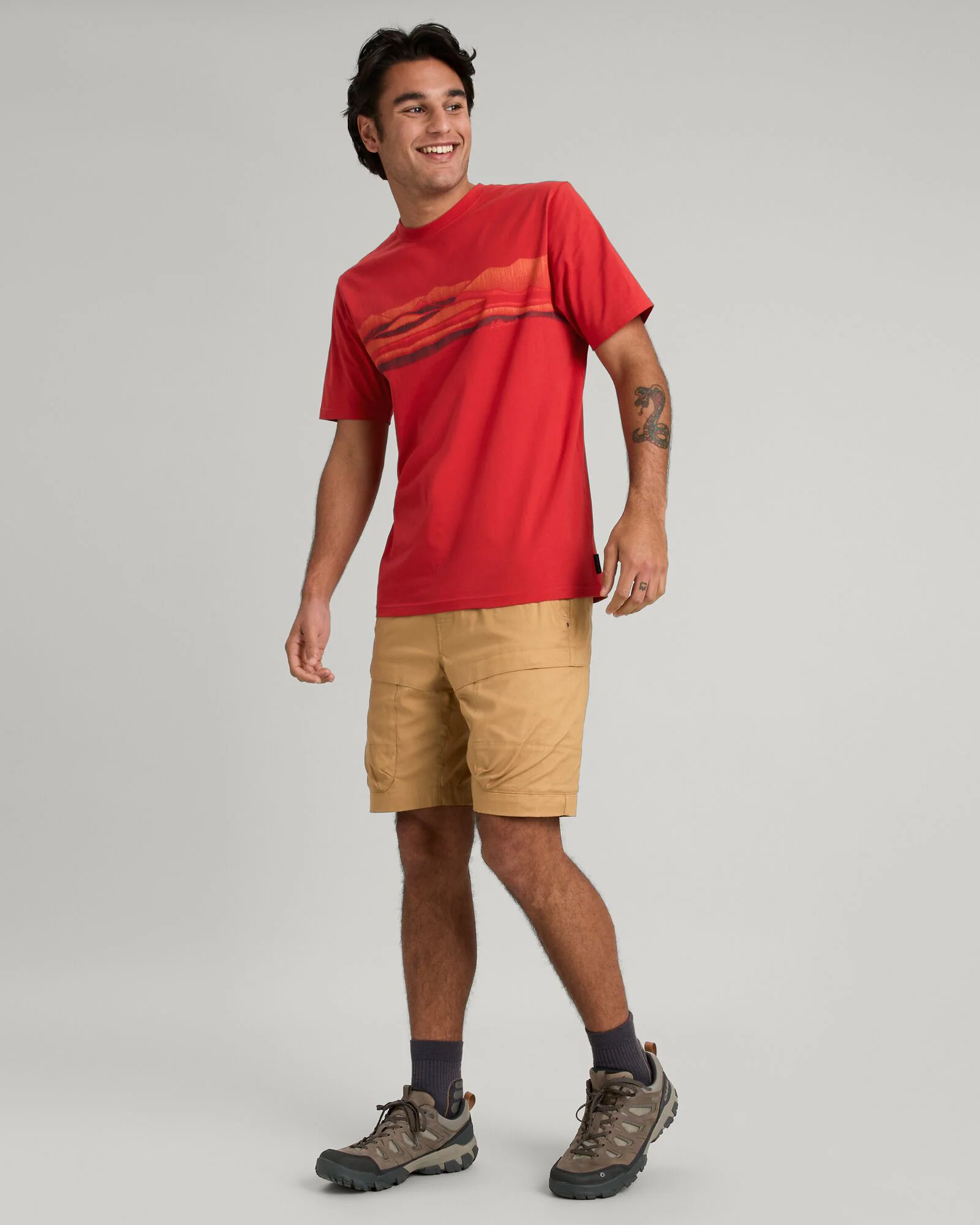 Men's Long White Cloud Organic Cotton T-shirt - Spicy Chilli Pepper - Image 2